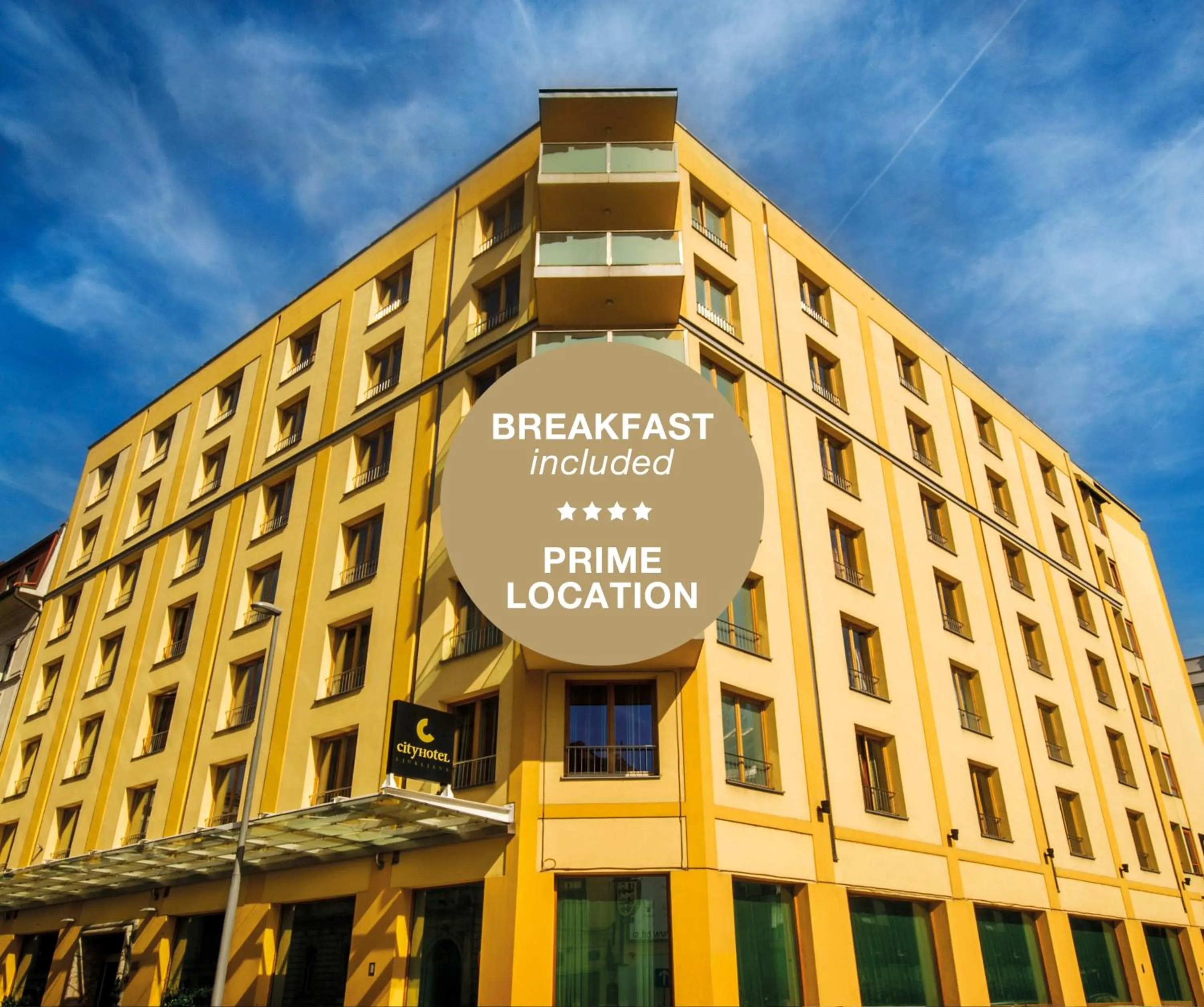 Property building in City Hotel Ljubljana