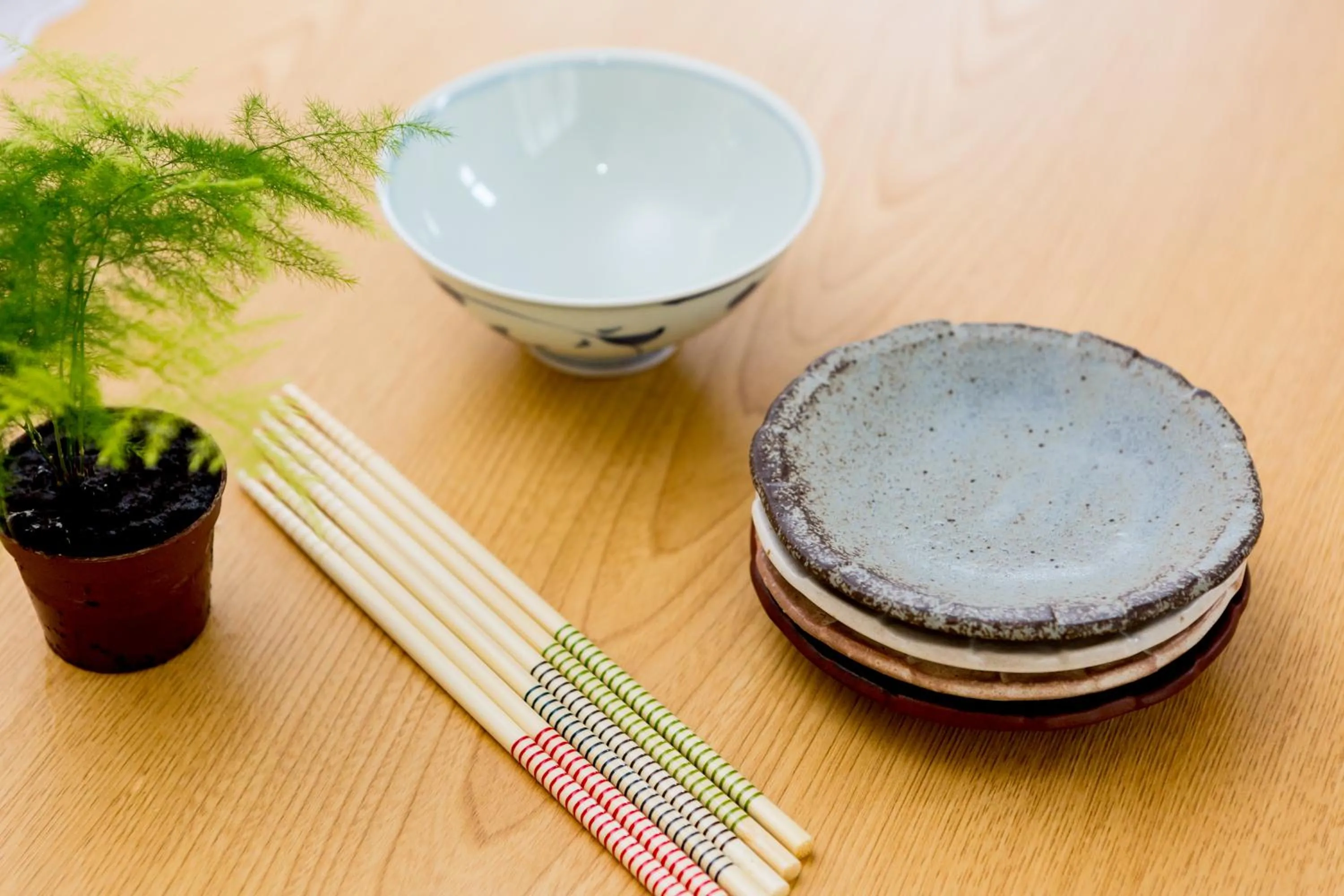 Kitchen or kitchenette in JIYUKA INN