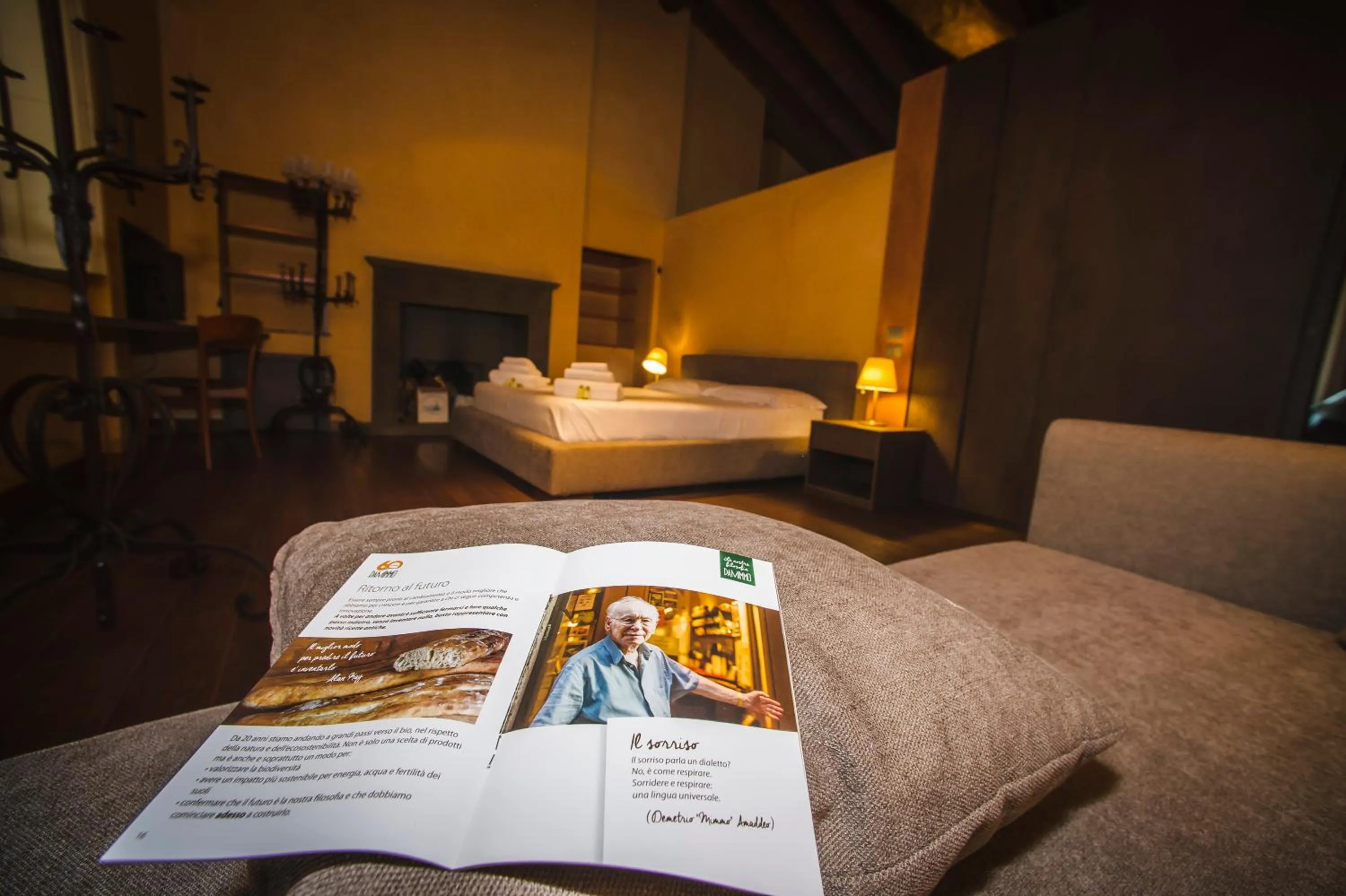 Photo of the whole room, Bed in Locanda Mimmo