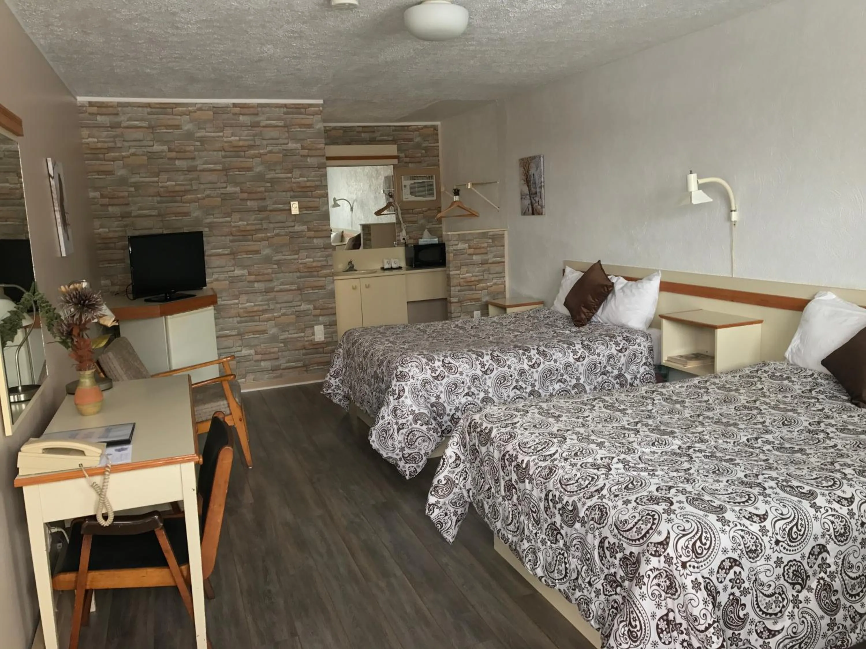 Bedroom, Bed in Motel Belle Riviere