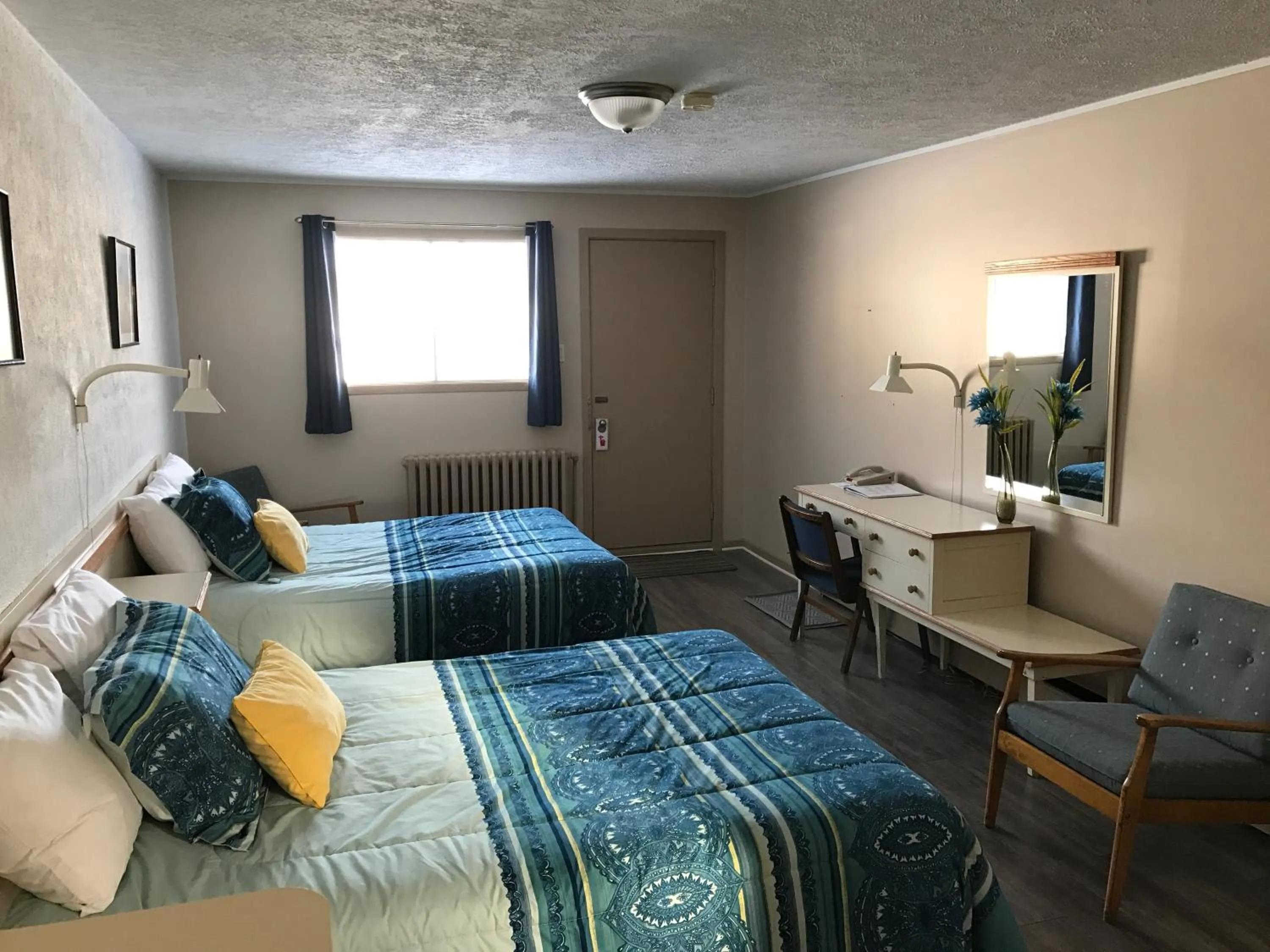 Bedroom, Bed in Motel Belle Riviere