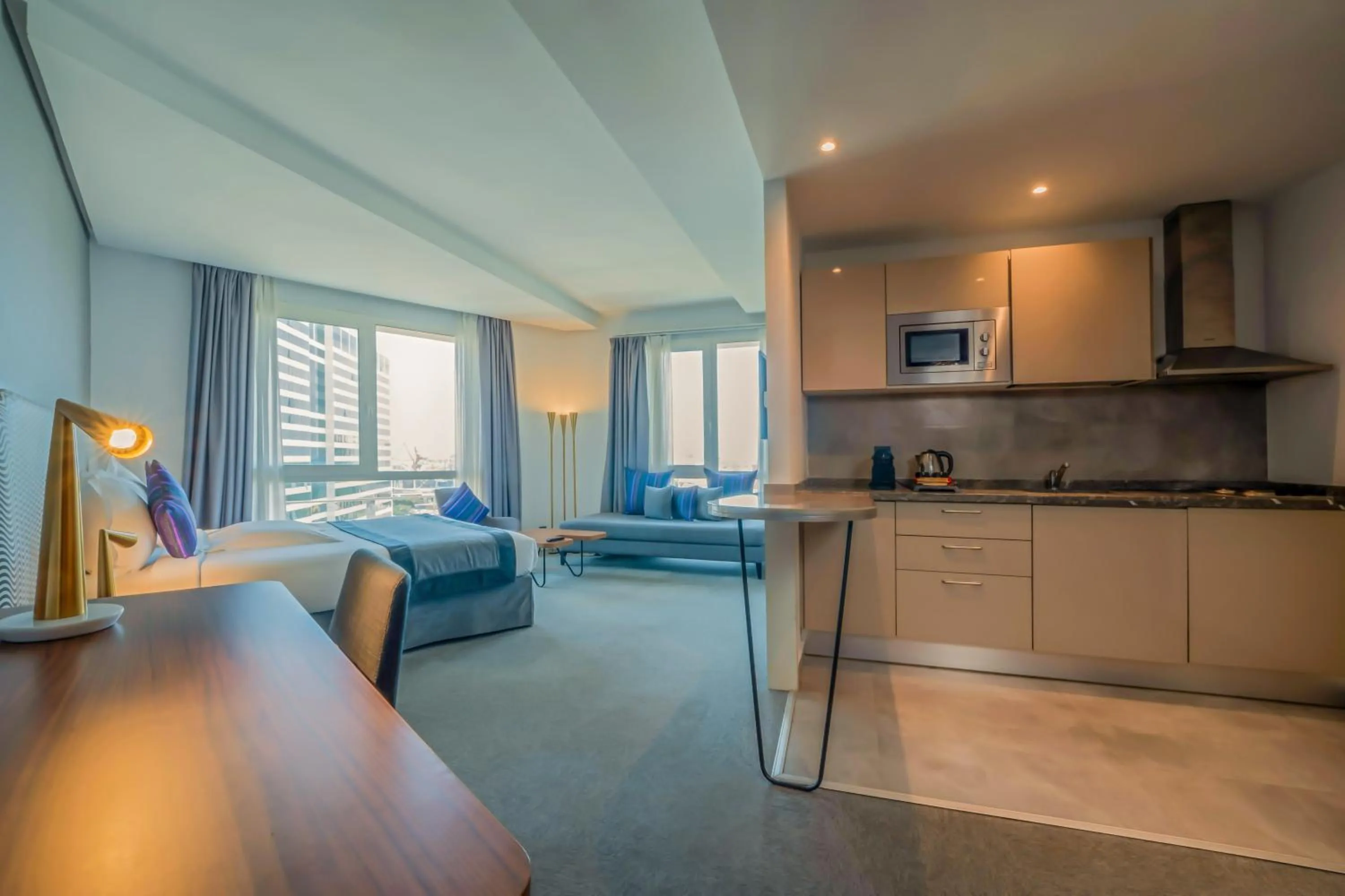 Bed in Kyriad Residence Casablanca