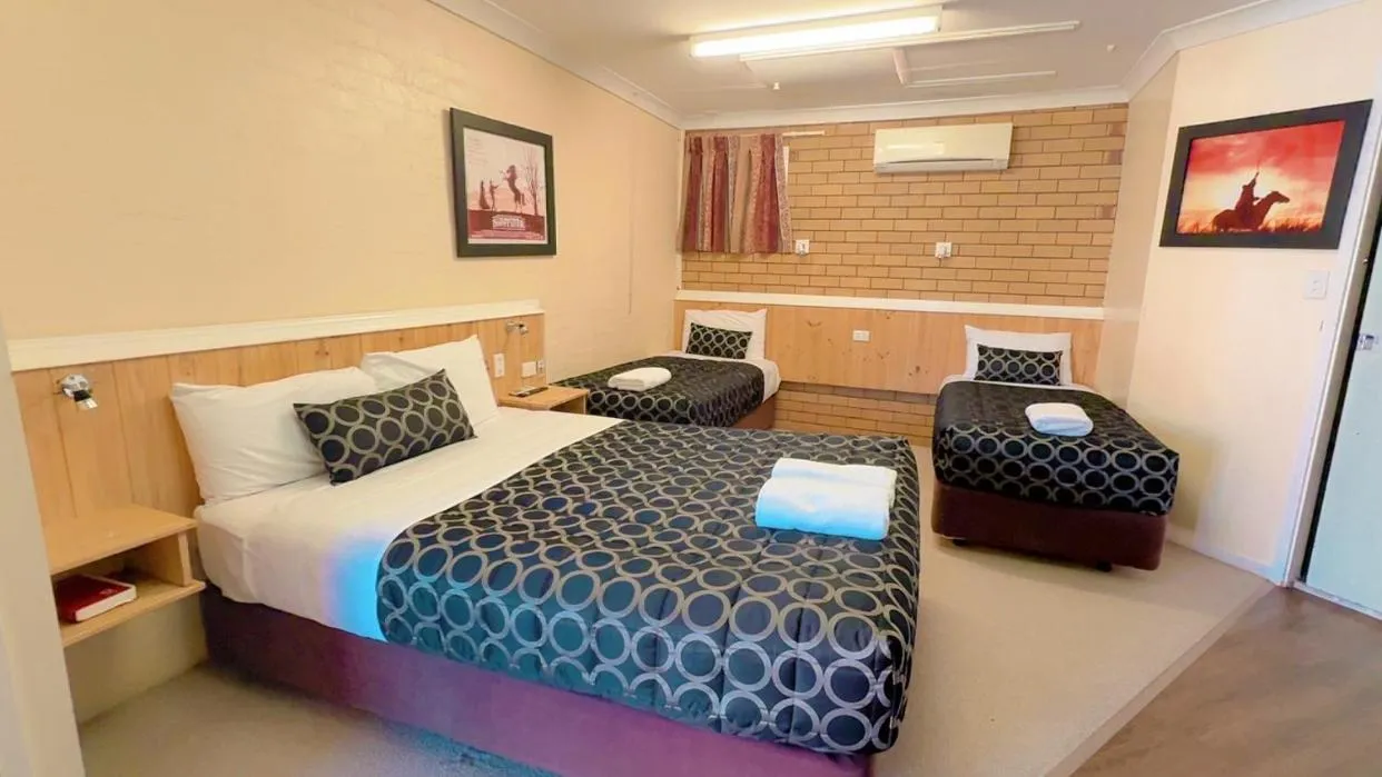 Bed in Winchester Motel