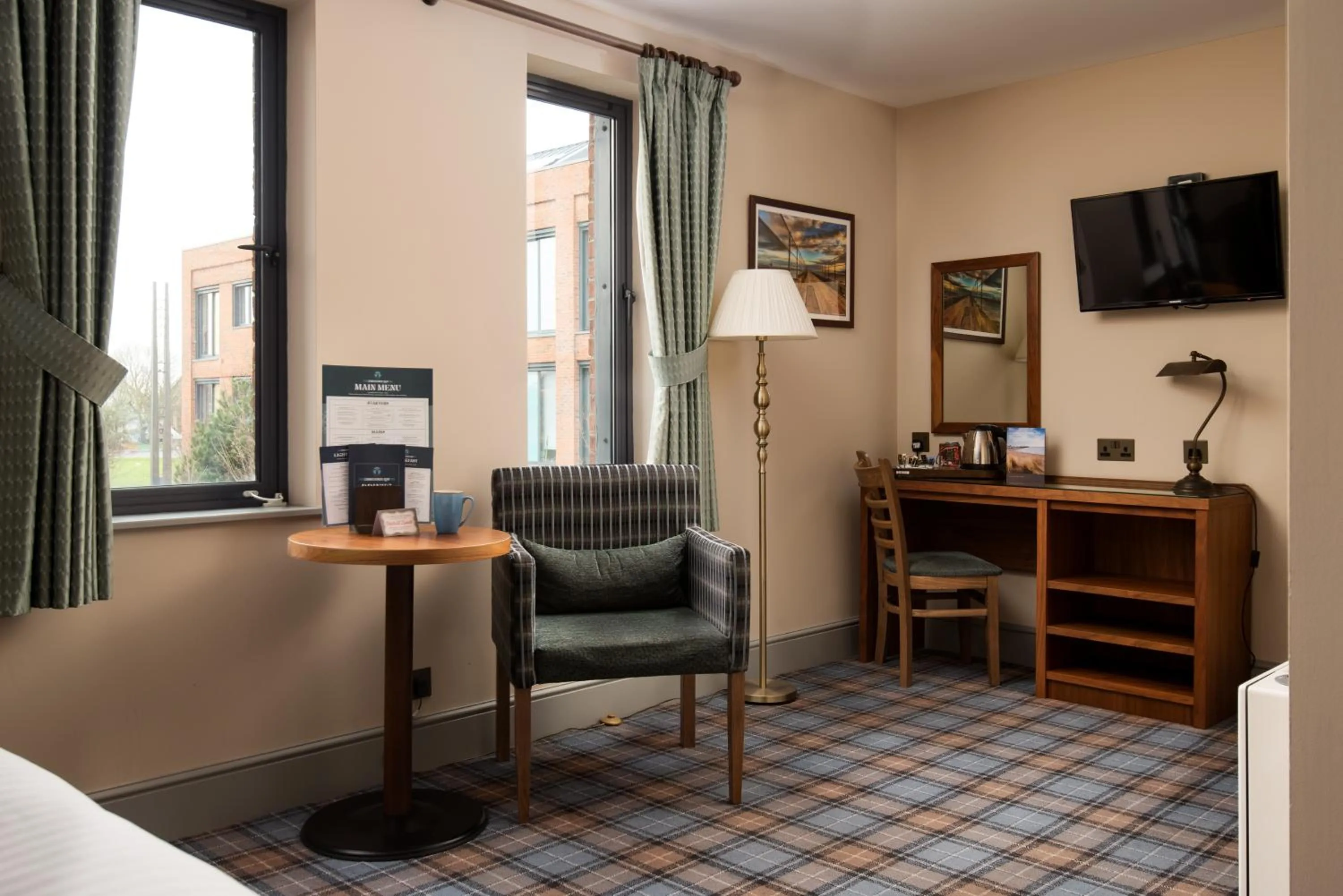 Seating area, Bed in The Commissioners Quay Inn - The Inn Collection Group