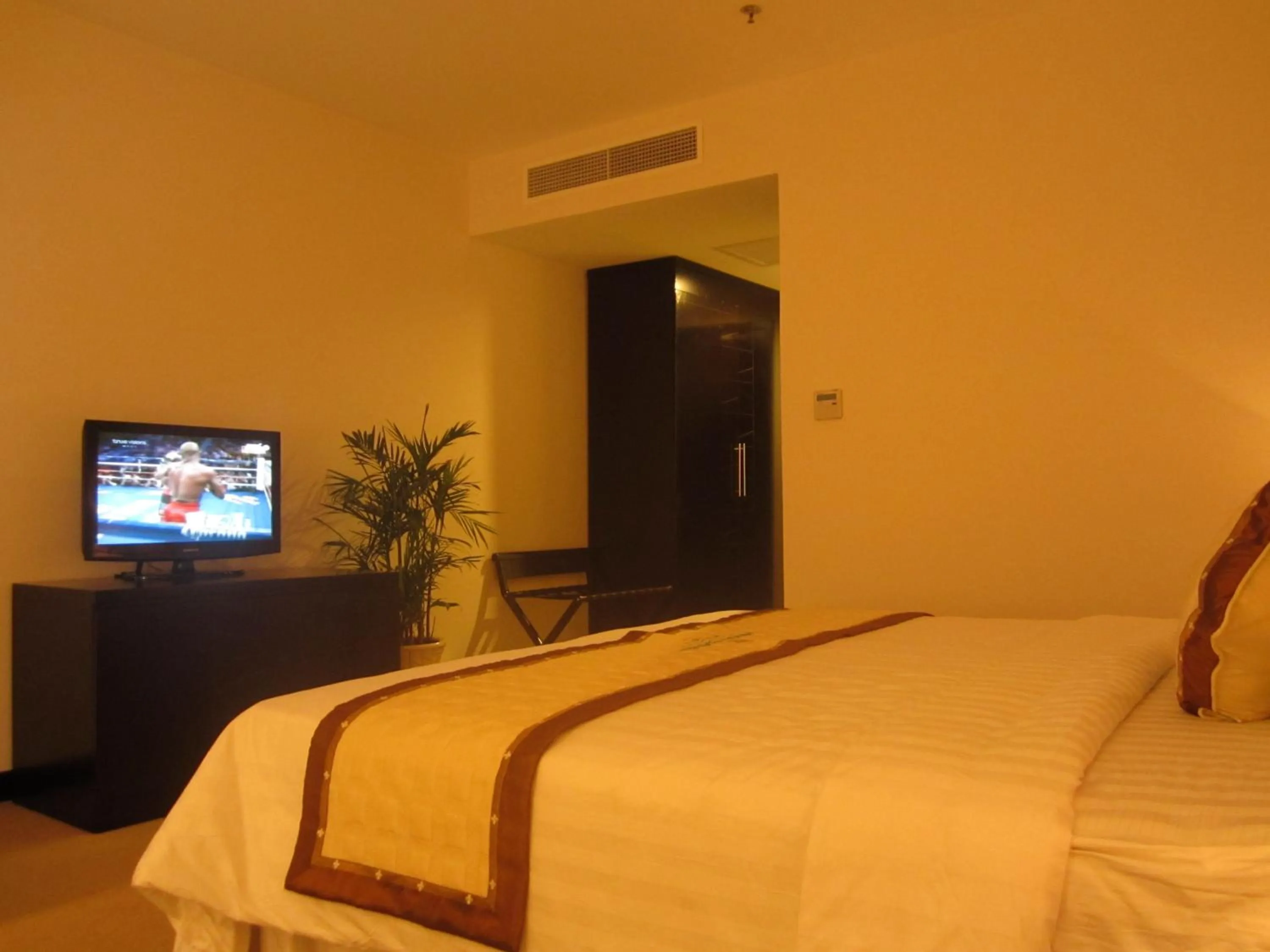 Decorative detail, Bed in Sai Gon Ban Me Hotel