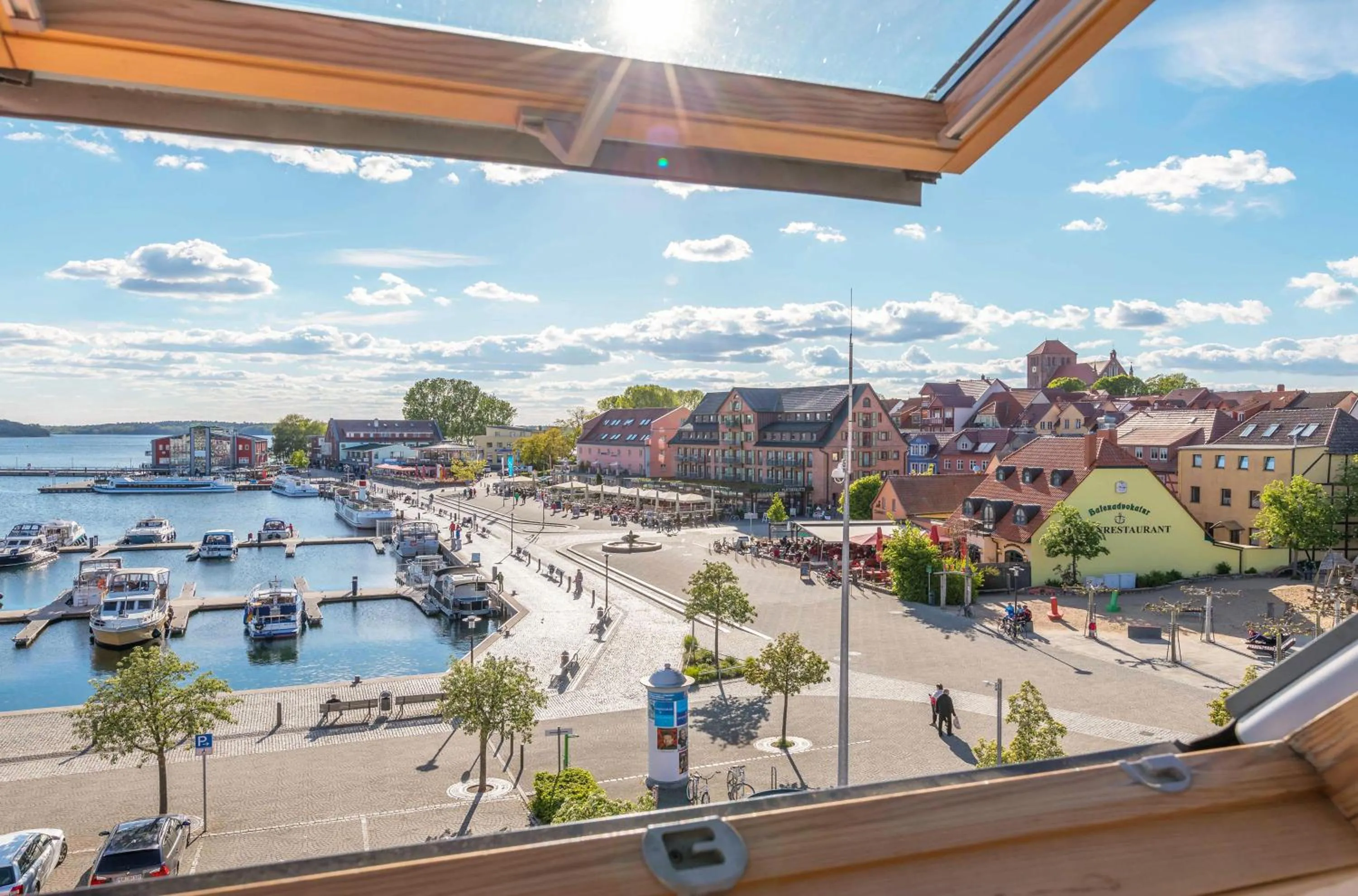 Ferienwohnung Seeblick - Ferienwohnung mit Ausblick auf den Yachthafen