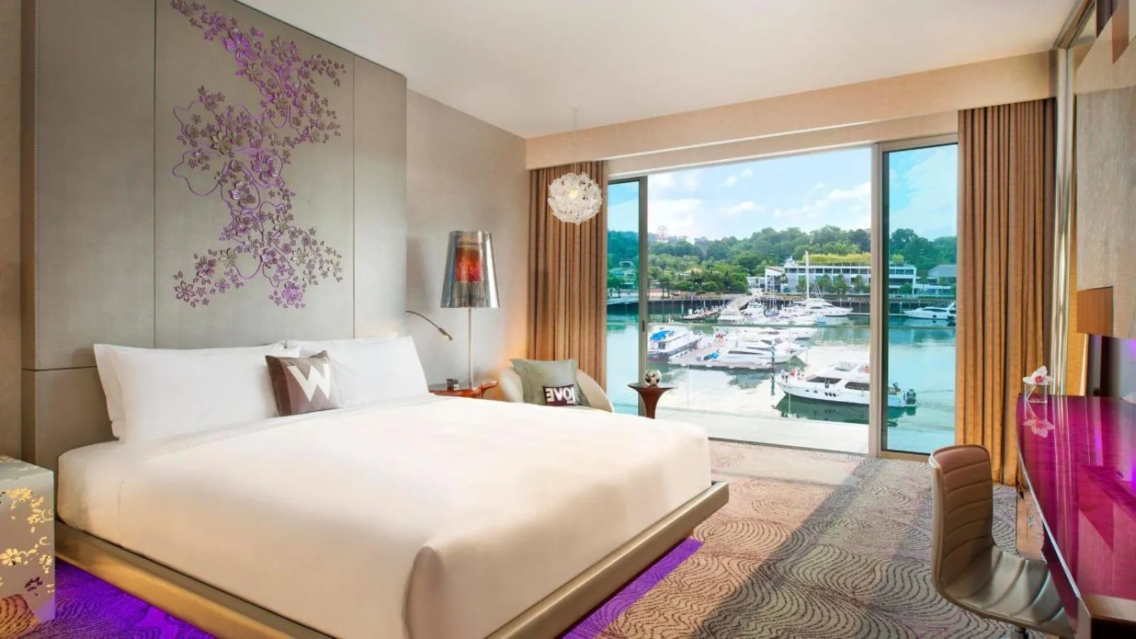 Bedroom, Bed in W Singapore - Sentosa Cove