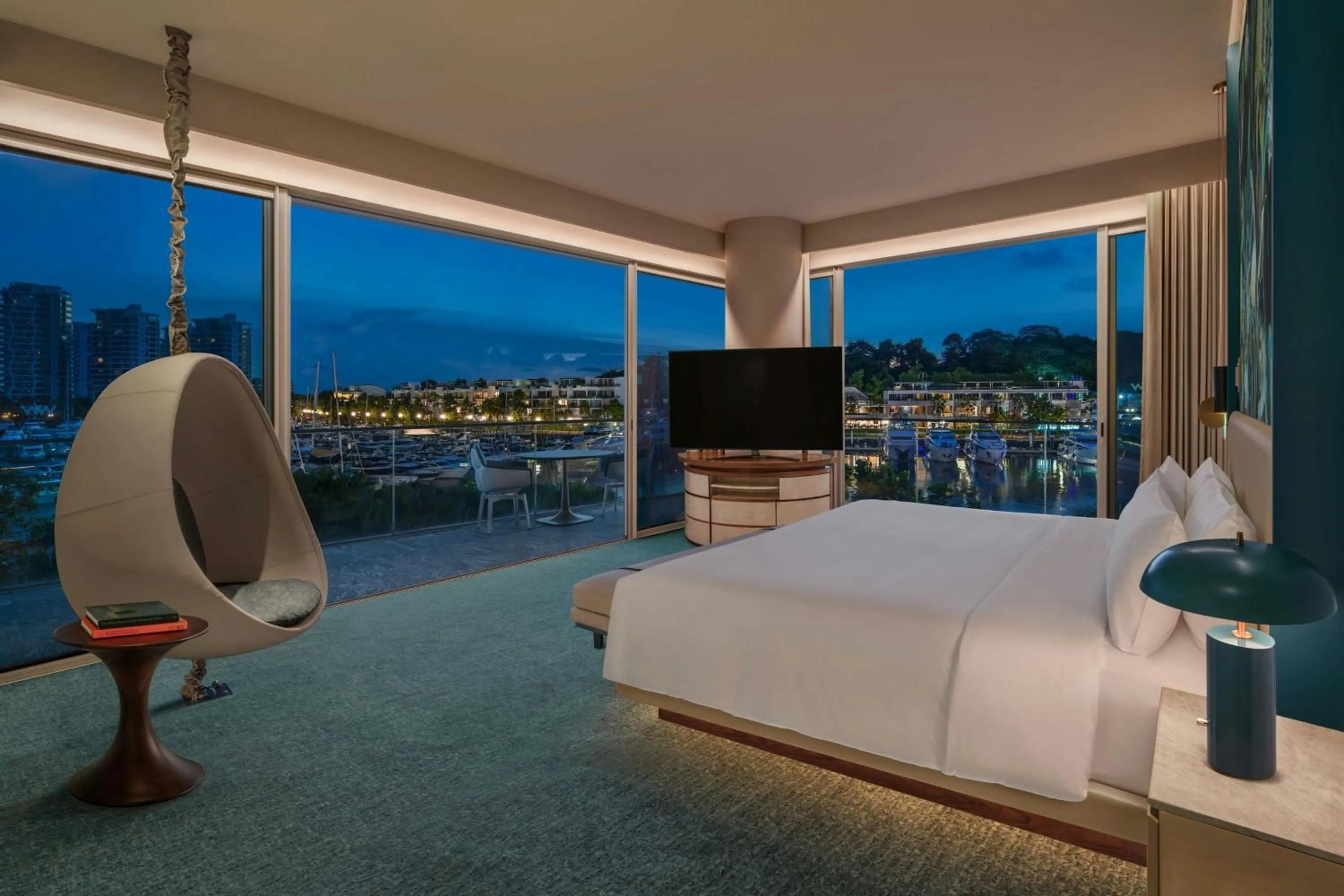 Bedroom, Bed in W Singapore - Sentosa Cove
