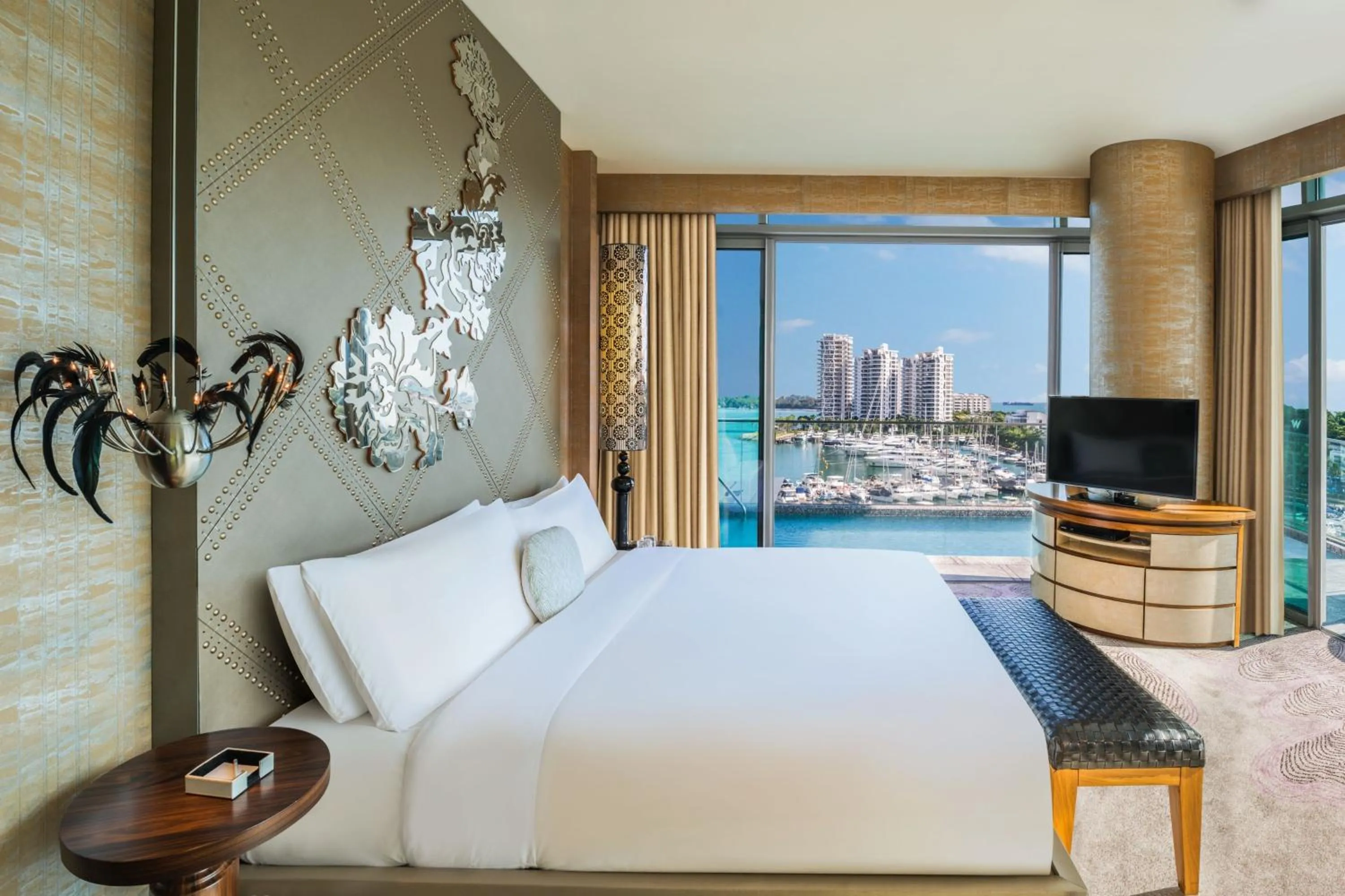 Bedroom, Bed in W Singapore - Sentosa Cove