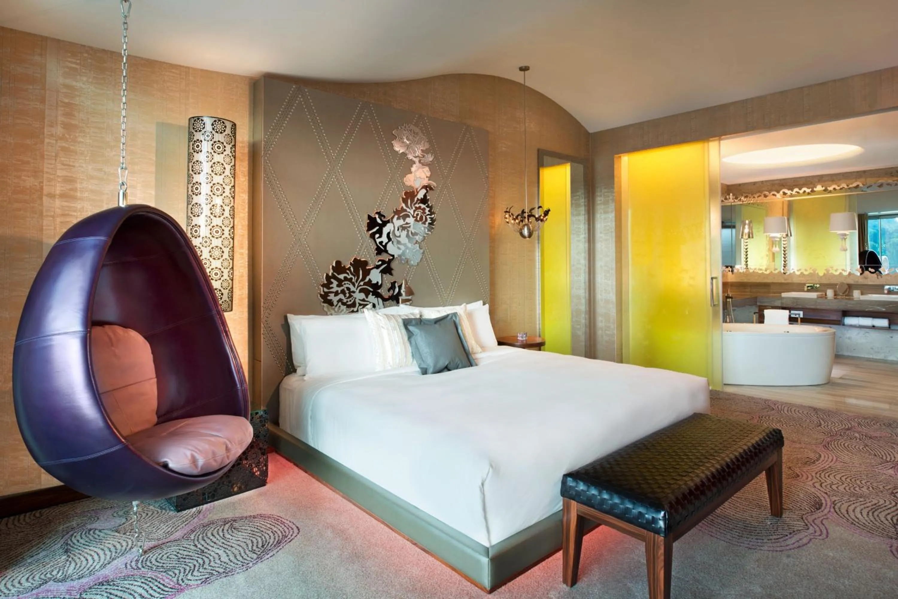 Bedroom, Bed in W Singapore - Sentosa Cove