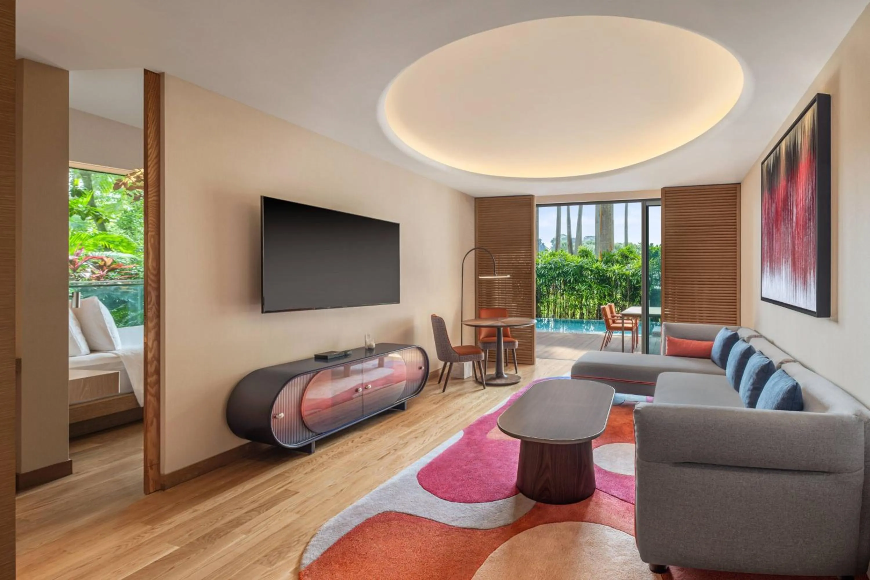 Living room in W Singapore - Sentosa Cove