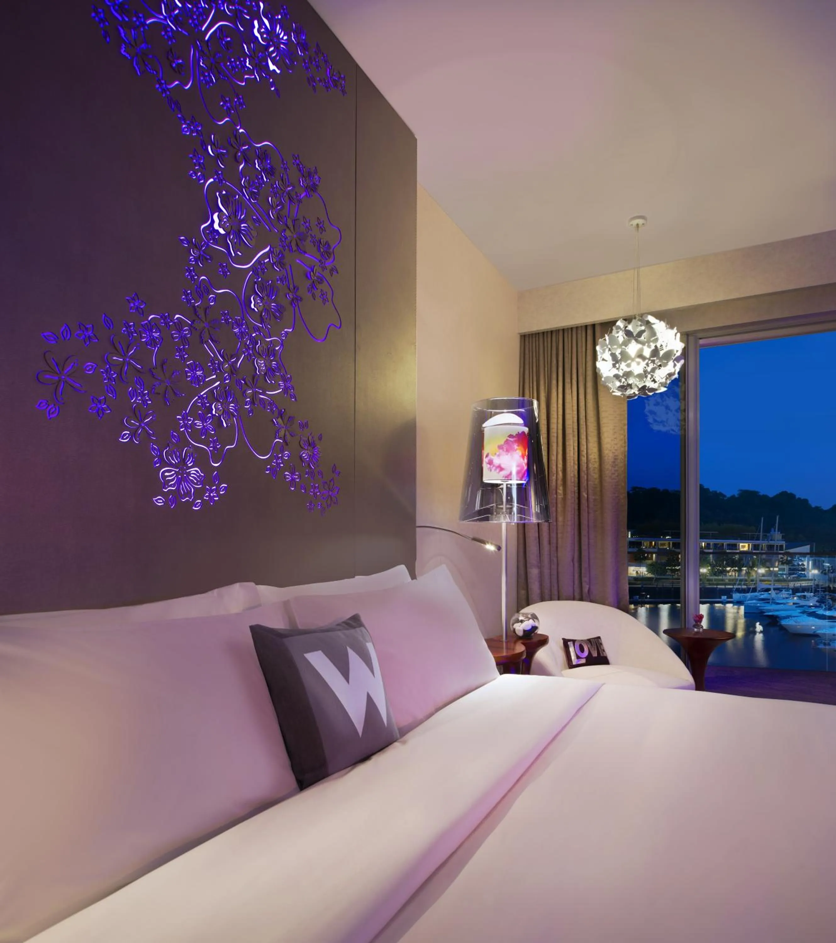 Bedroom, Bed in W Singapore - Sentosa Cove