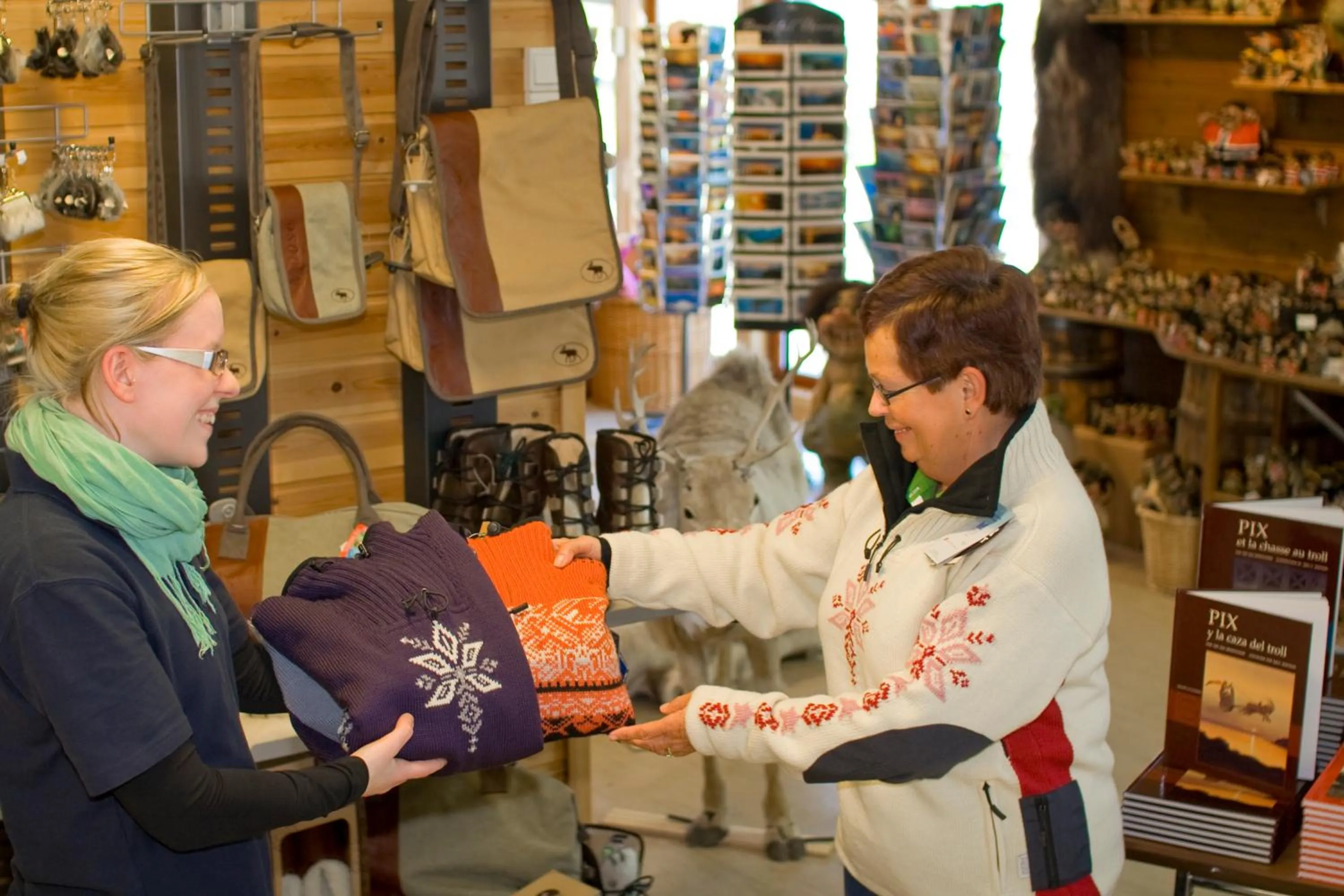 Shopping Area in Olderfjord Turistsenter