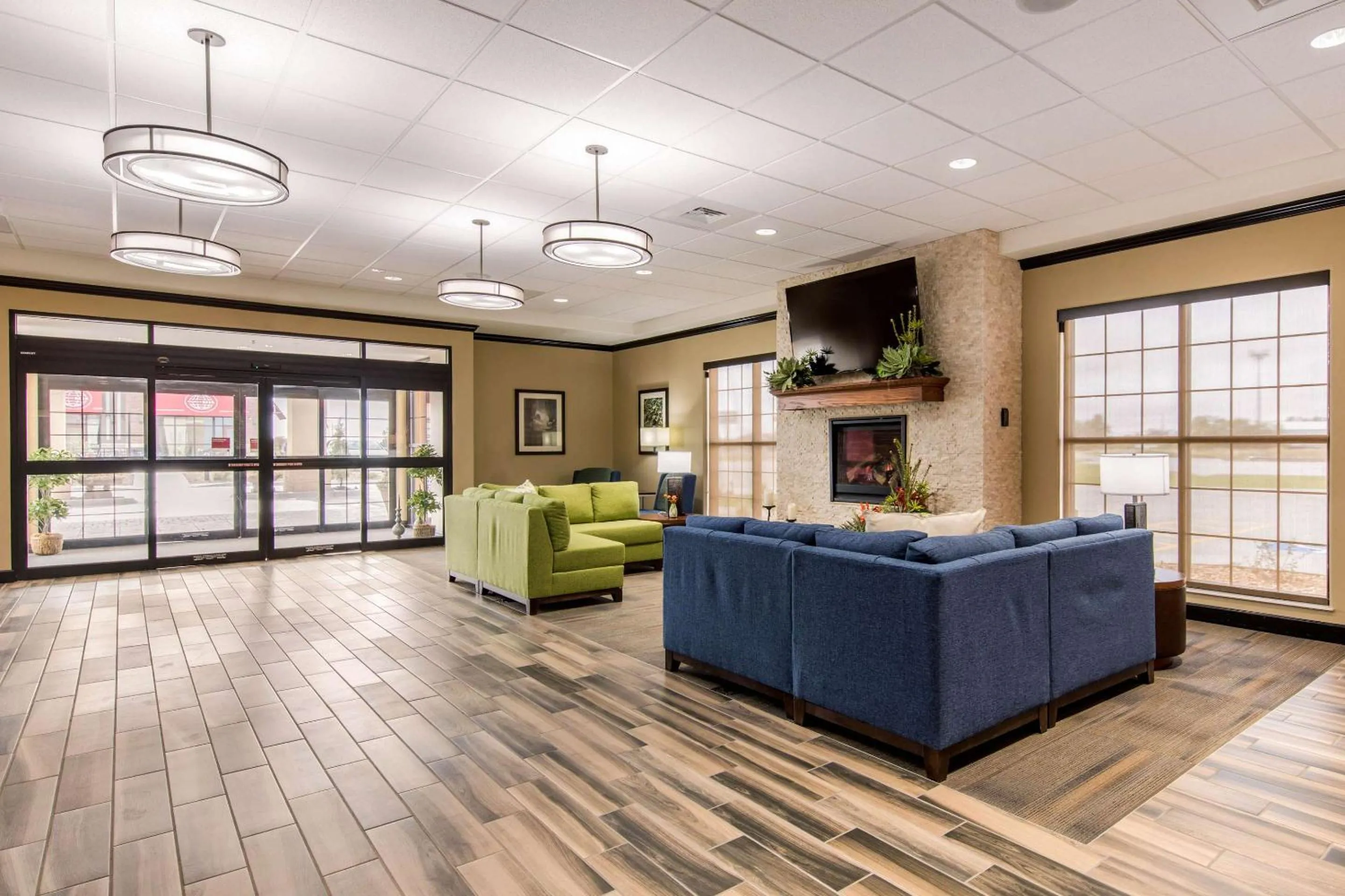Lobby or reception in Comfort Suites Liberal North