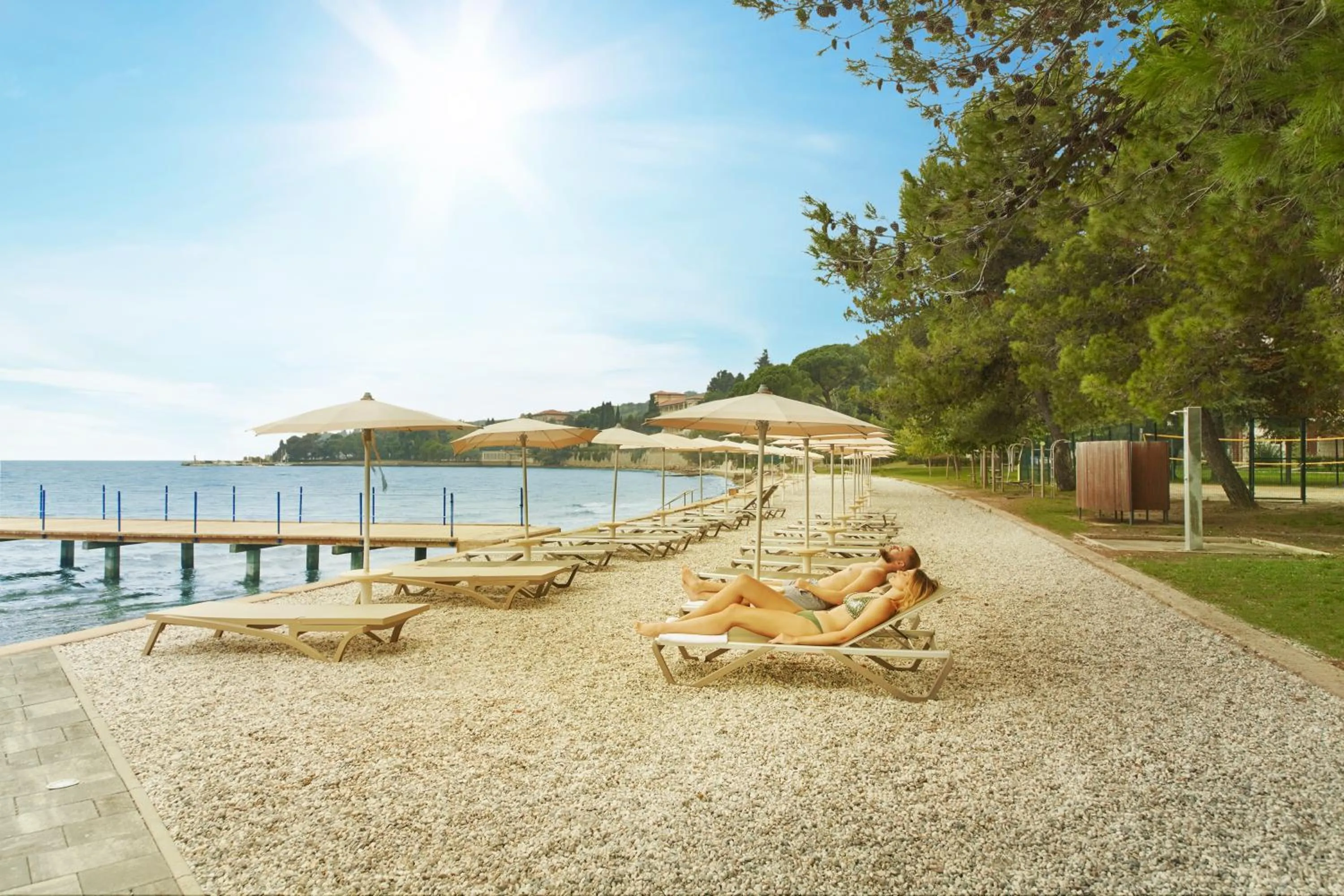 Beach in Hotel Convent - Hotel & Resort Adria Ankaran