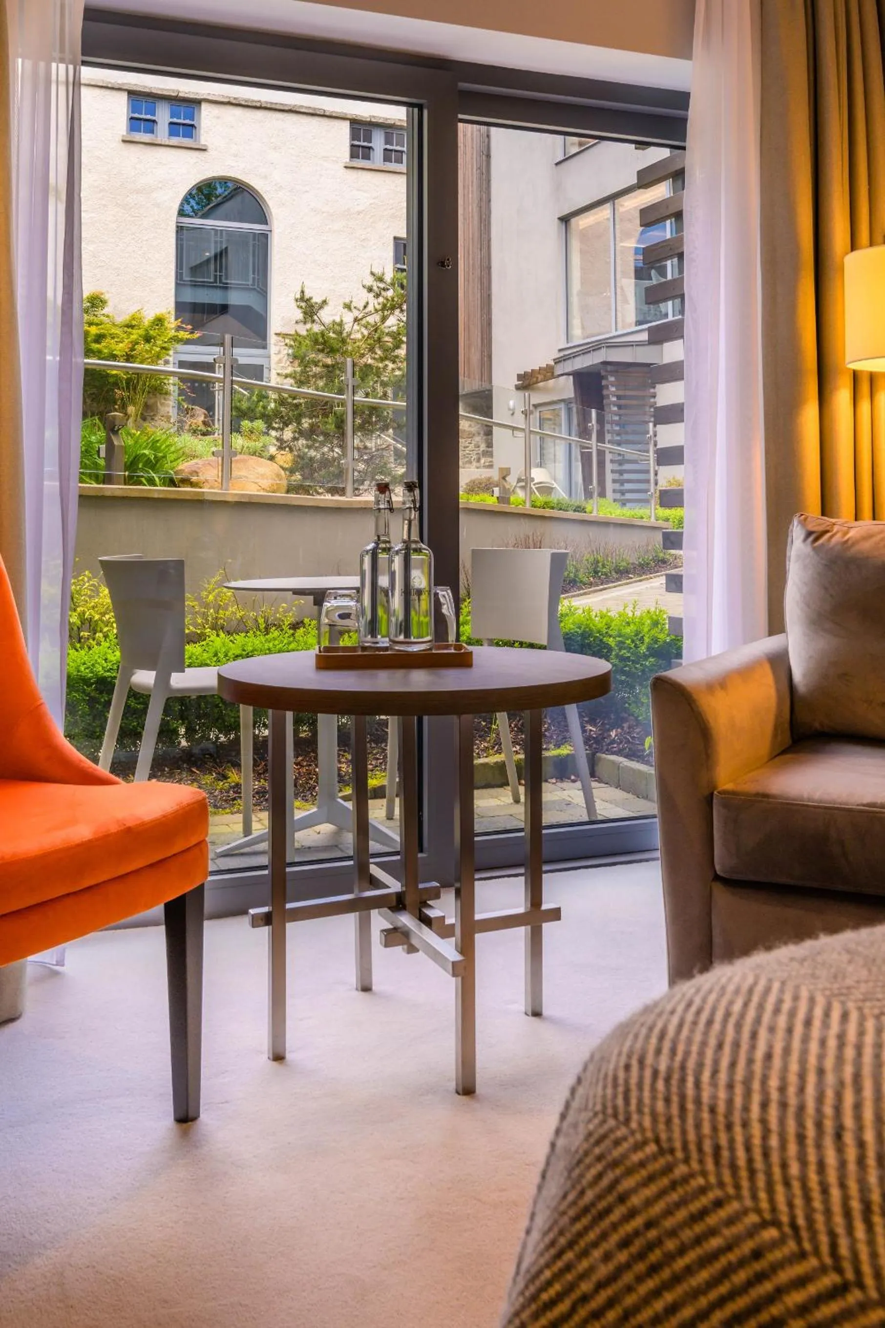 Inner courtyard view in Killeavy Castle Estate