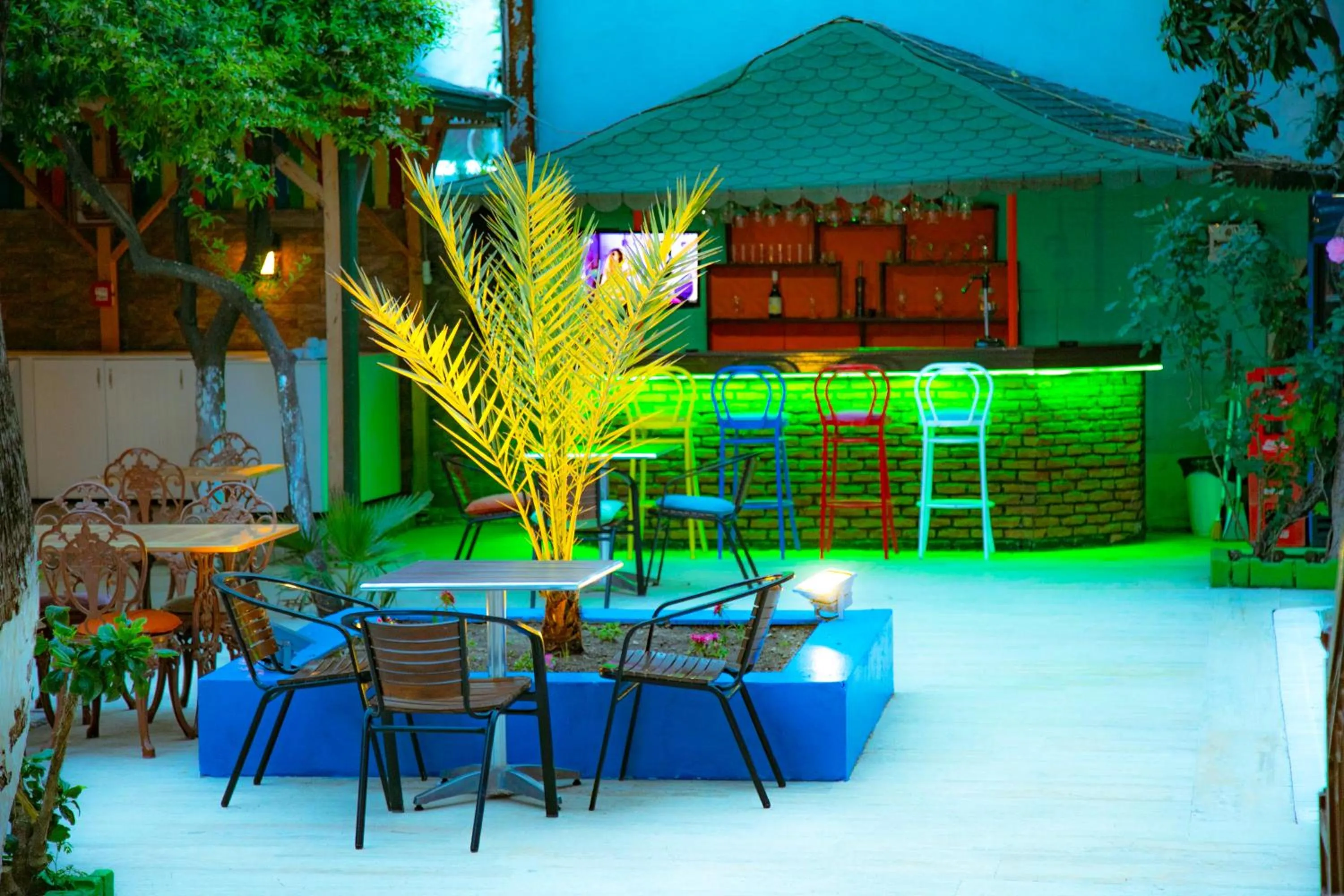 Patio in Kaliptus Hotel