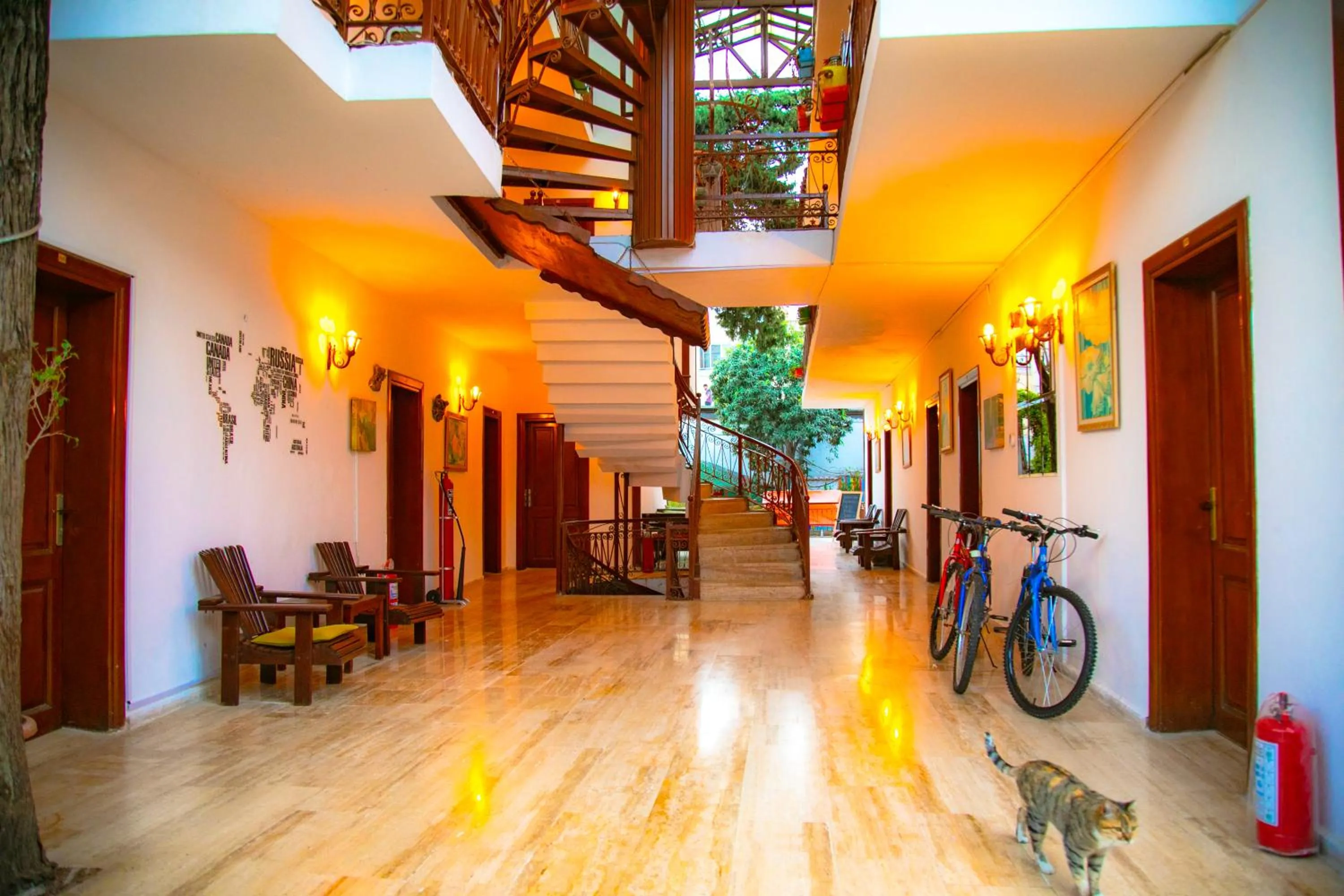 Property building in Kaliptus Hotel