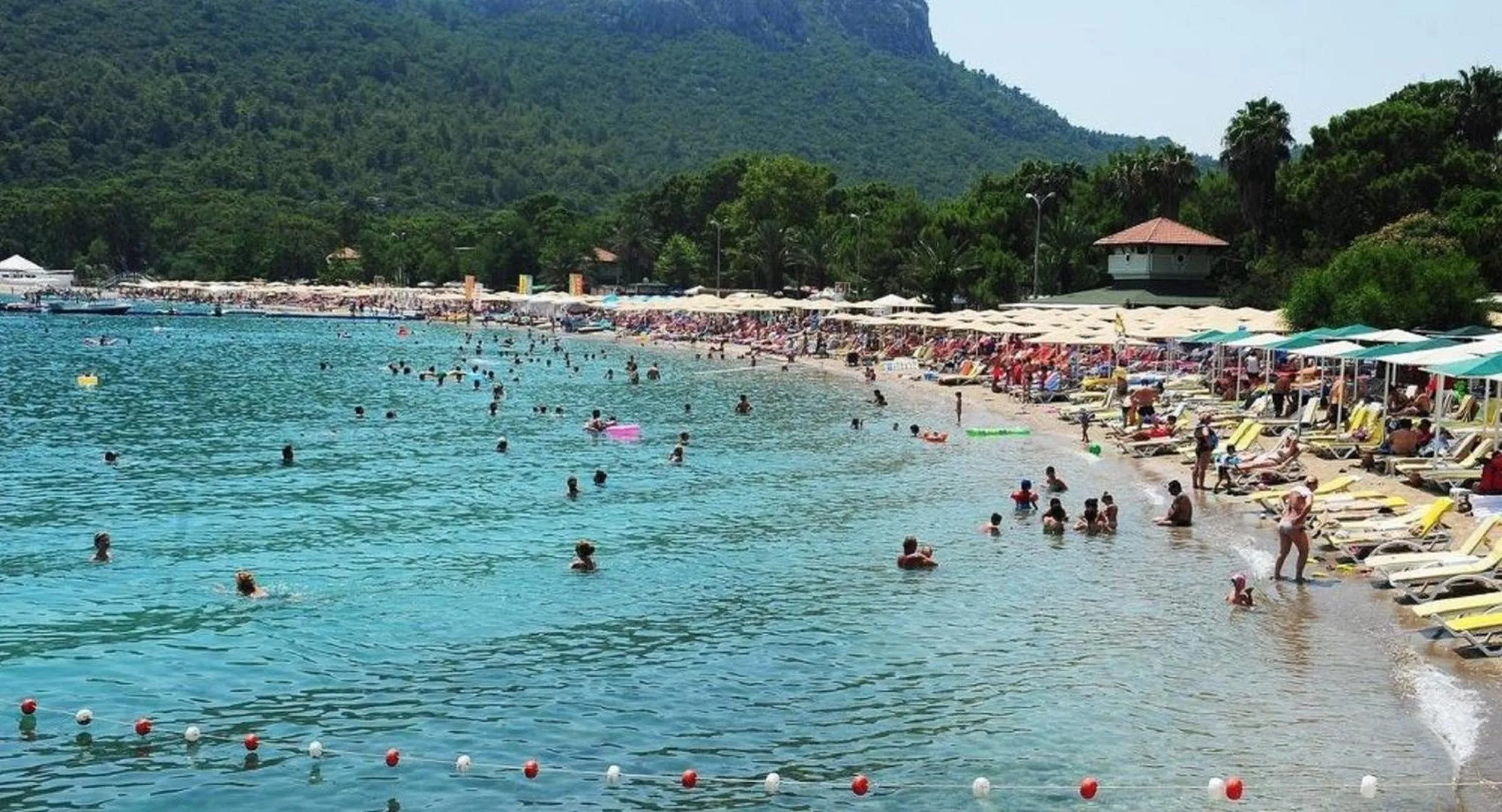 Beach in Kaliptus Hotel