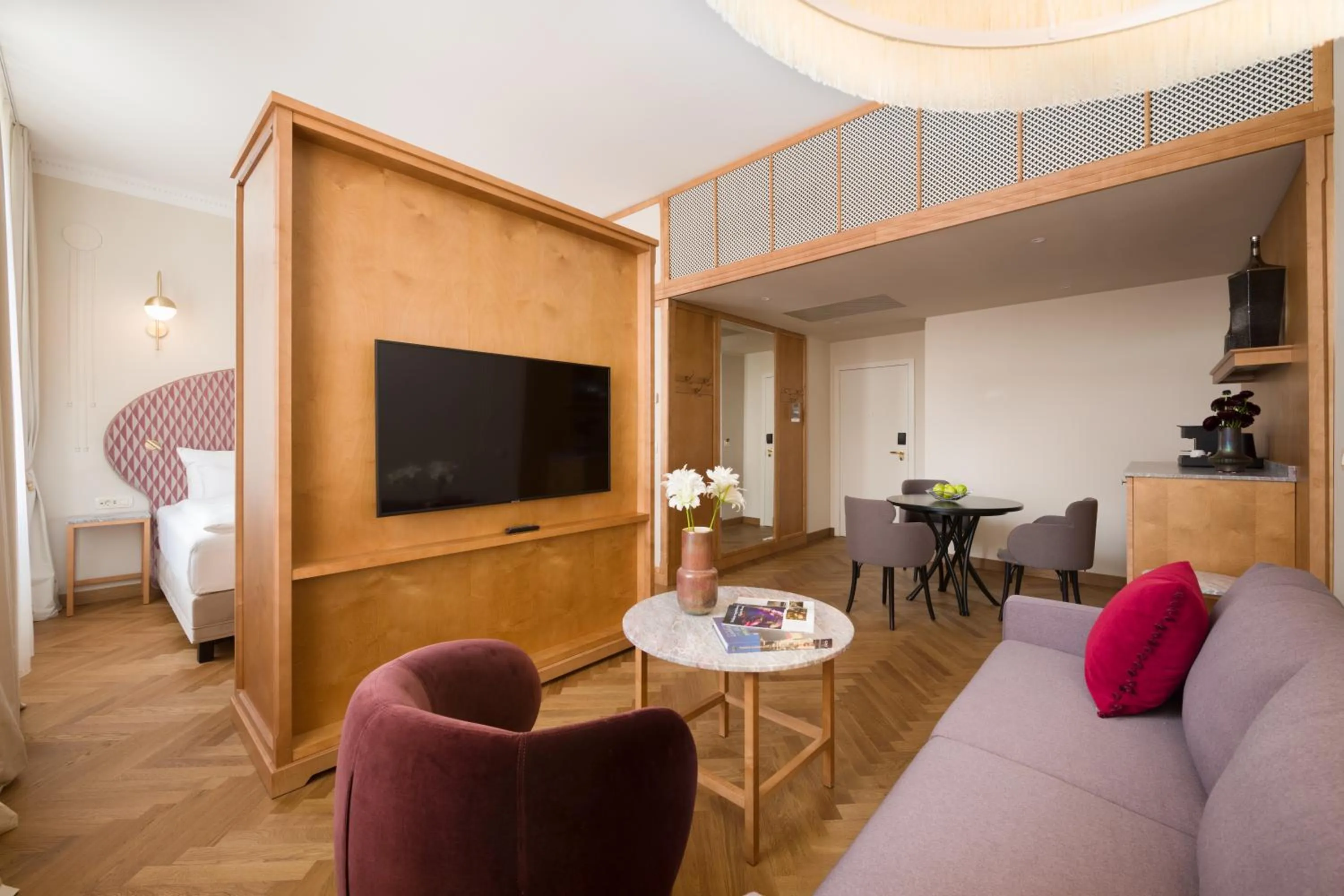 Living room in Grand Hotel Union Eurostars