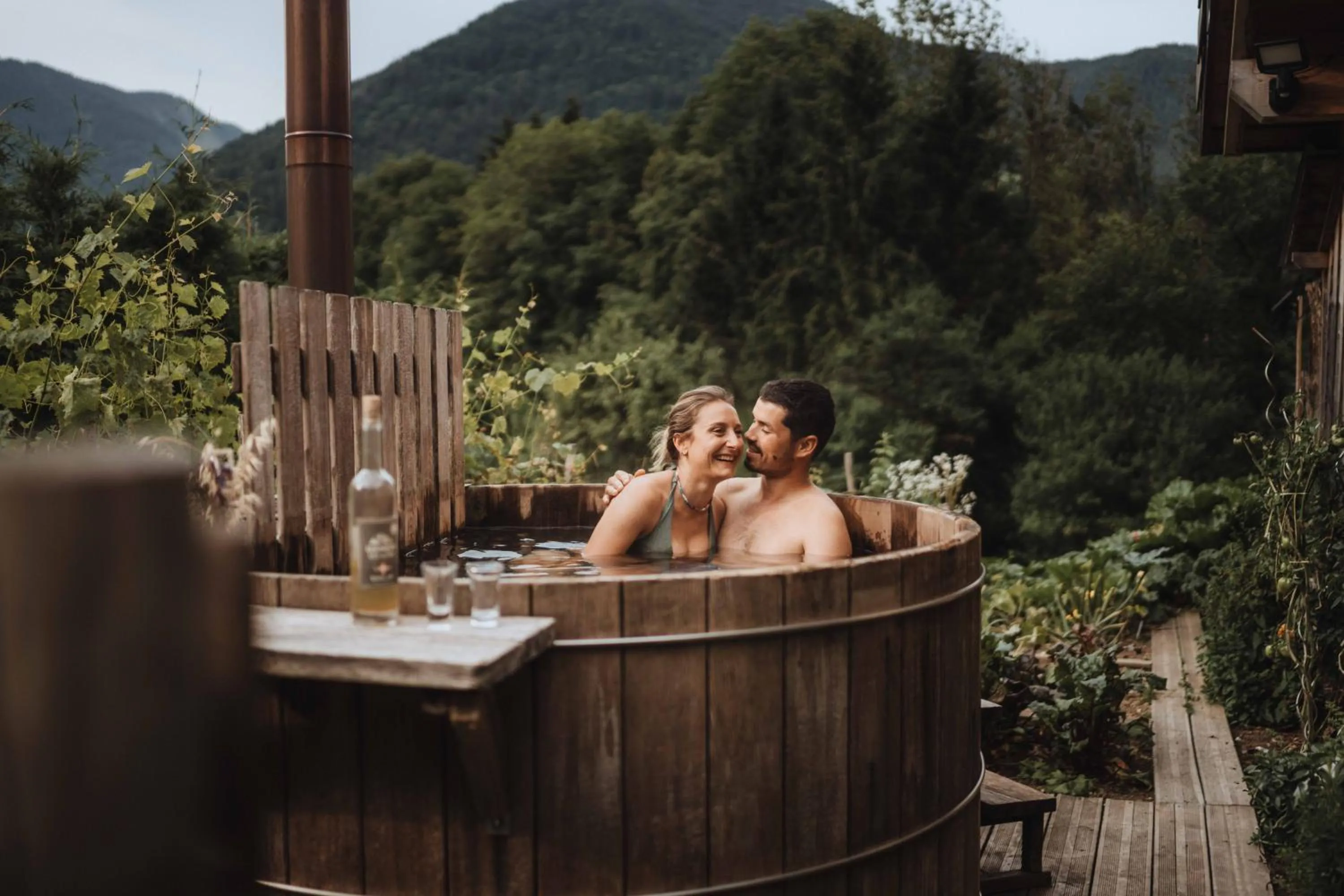 Bath in Chalet trappeur