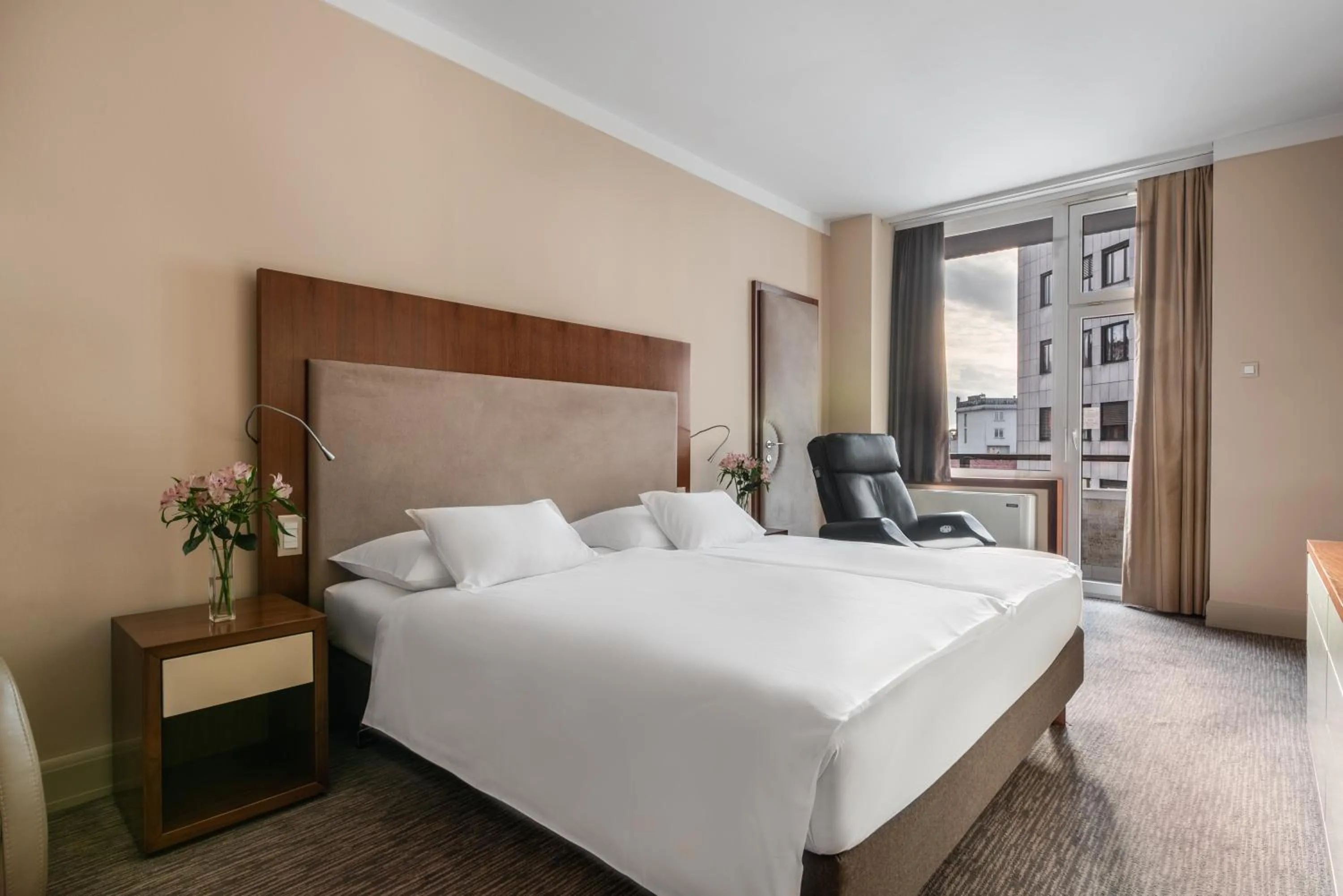 Bed in Eurostars uHOTEL