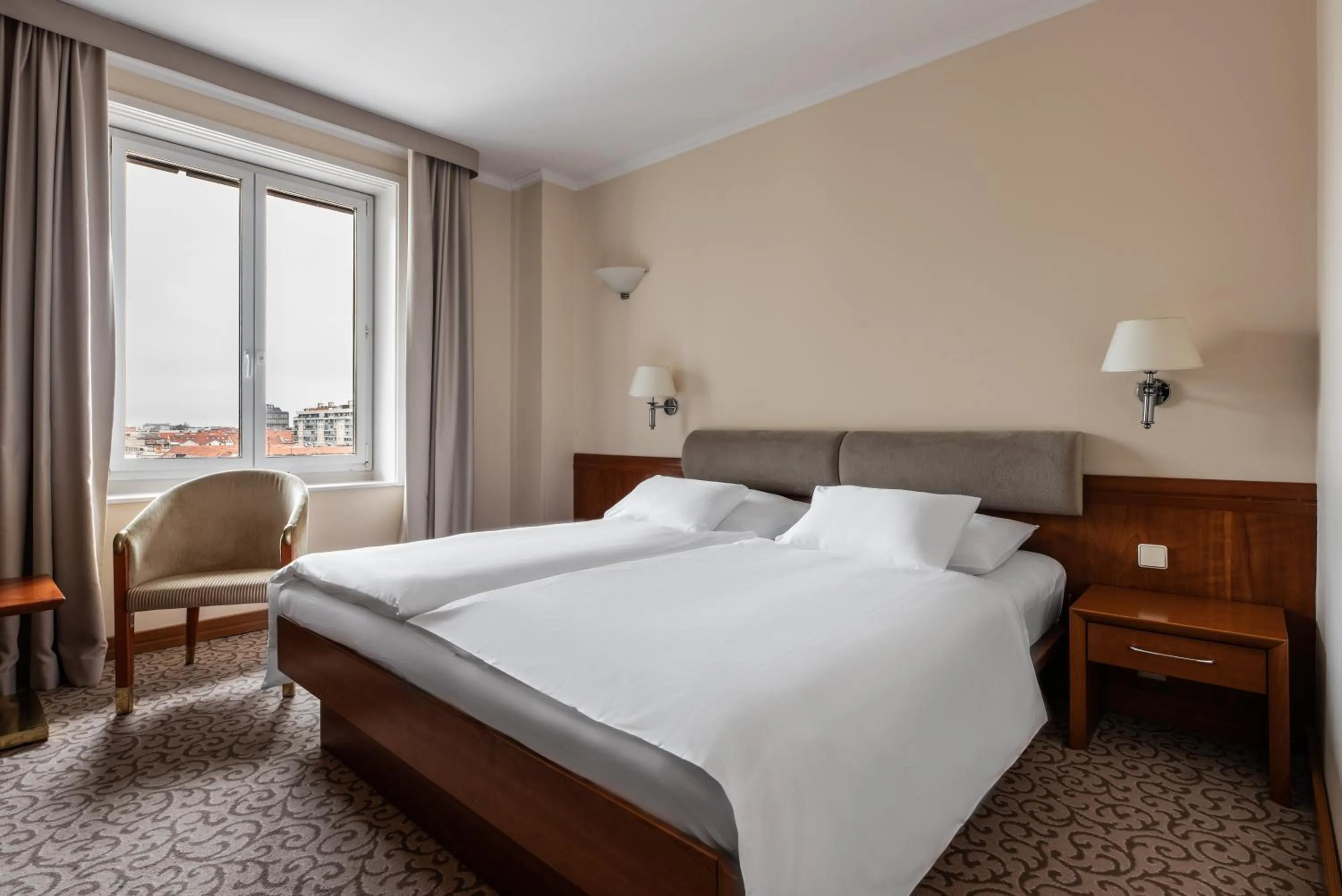 Bed in Eurostars uHOTEL