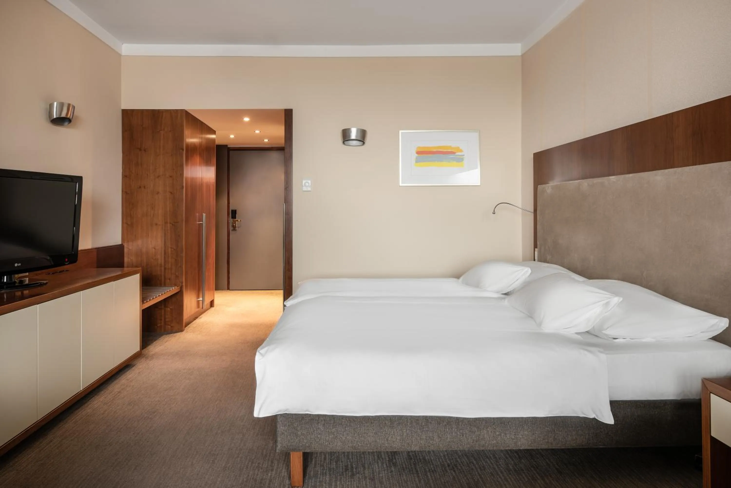 Bed in Eurostars uHOTEL