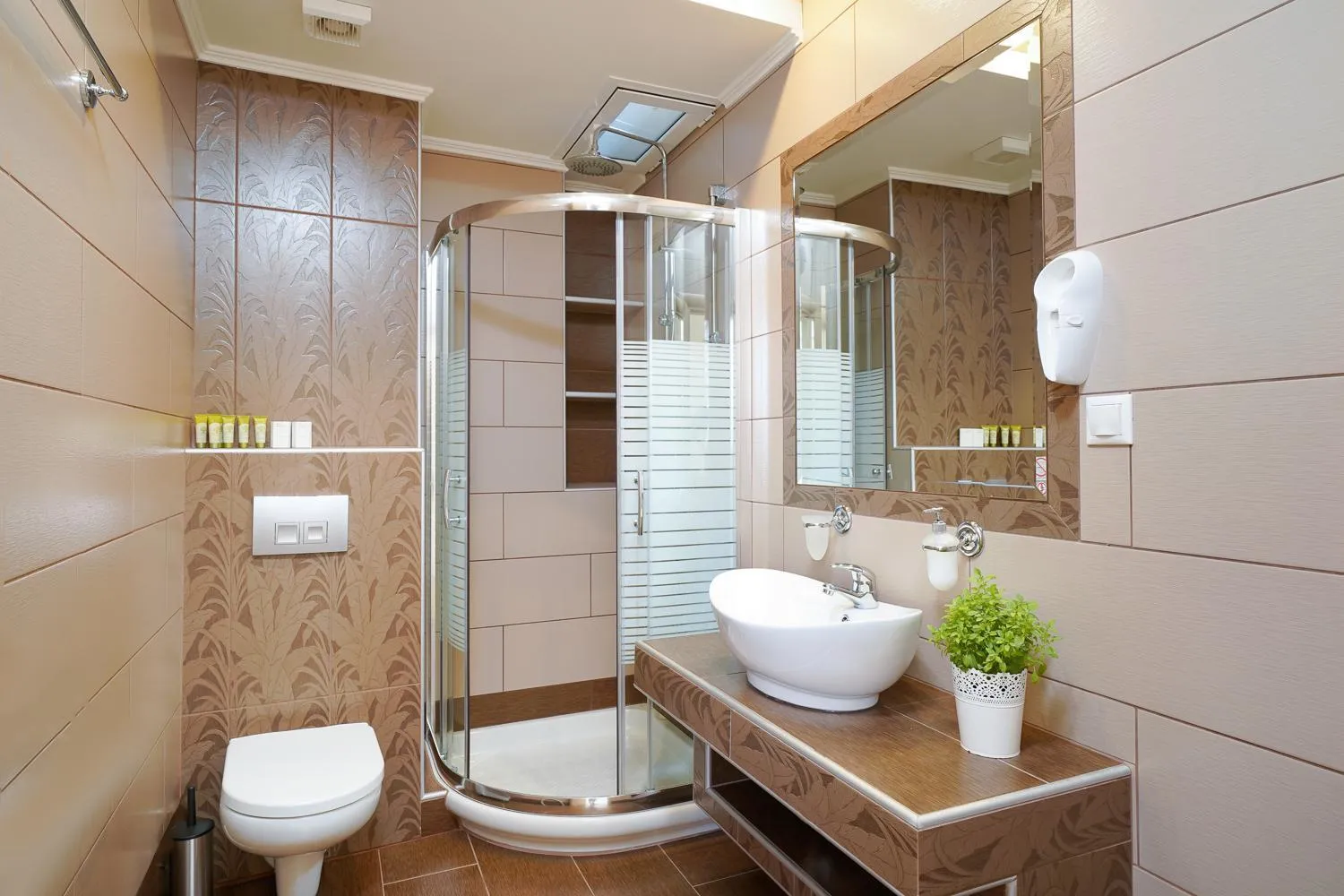 Bathroom in Luxury Villa Fotini