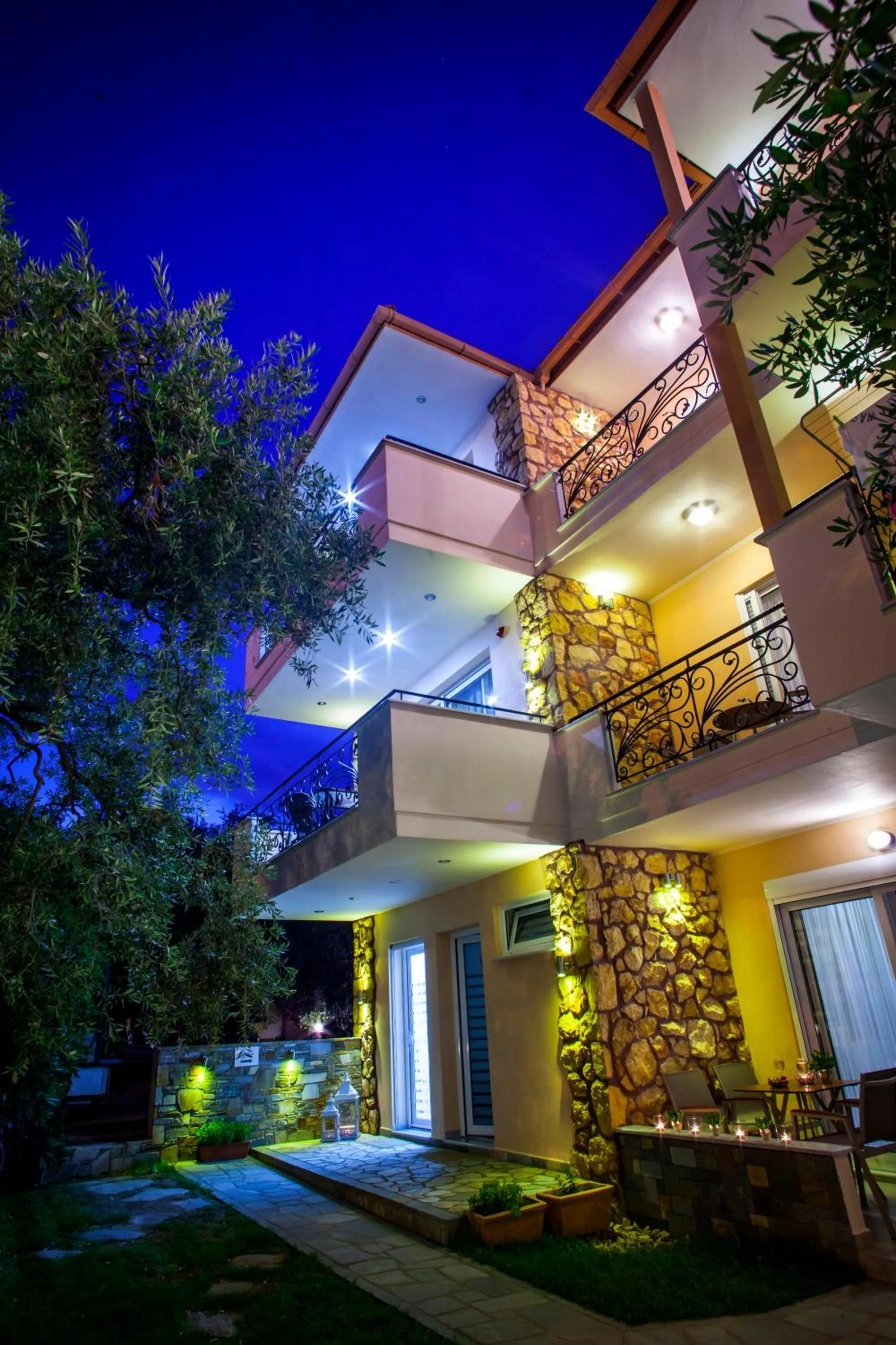 Facade/entrance in Luxury Villa Fotini