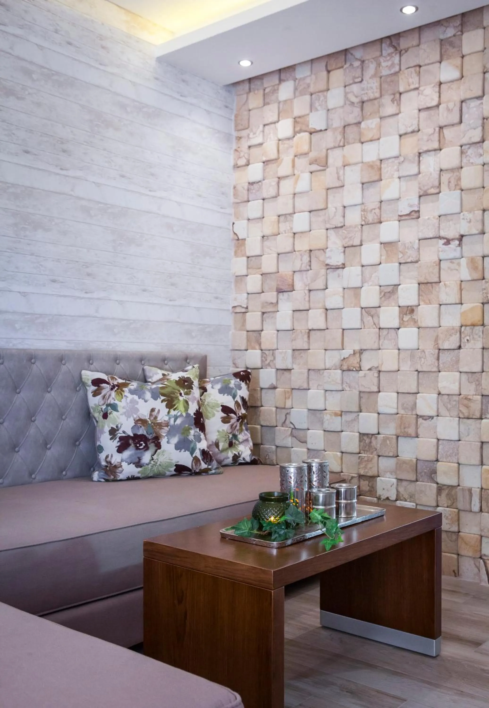 Living room in Luxury Villa Fotini