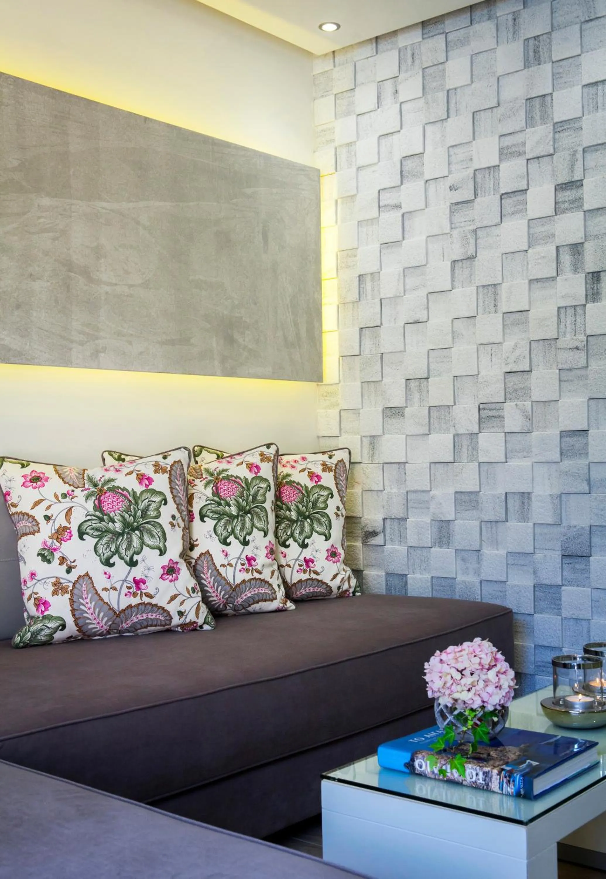 Living room in Luxury Villa Fotini