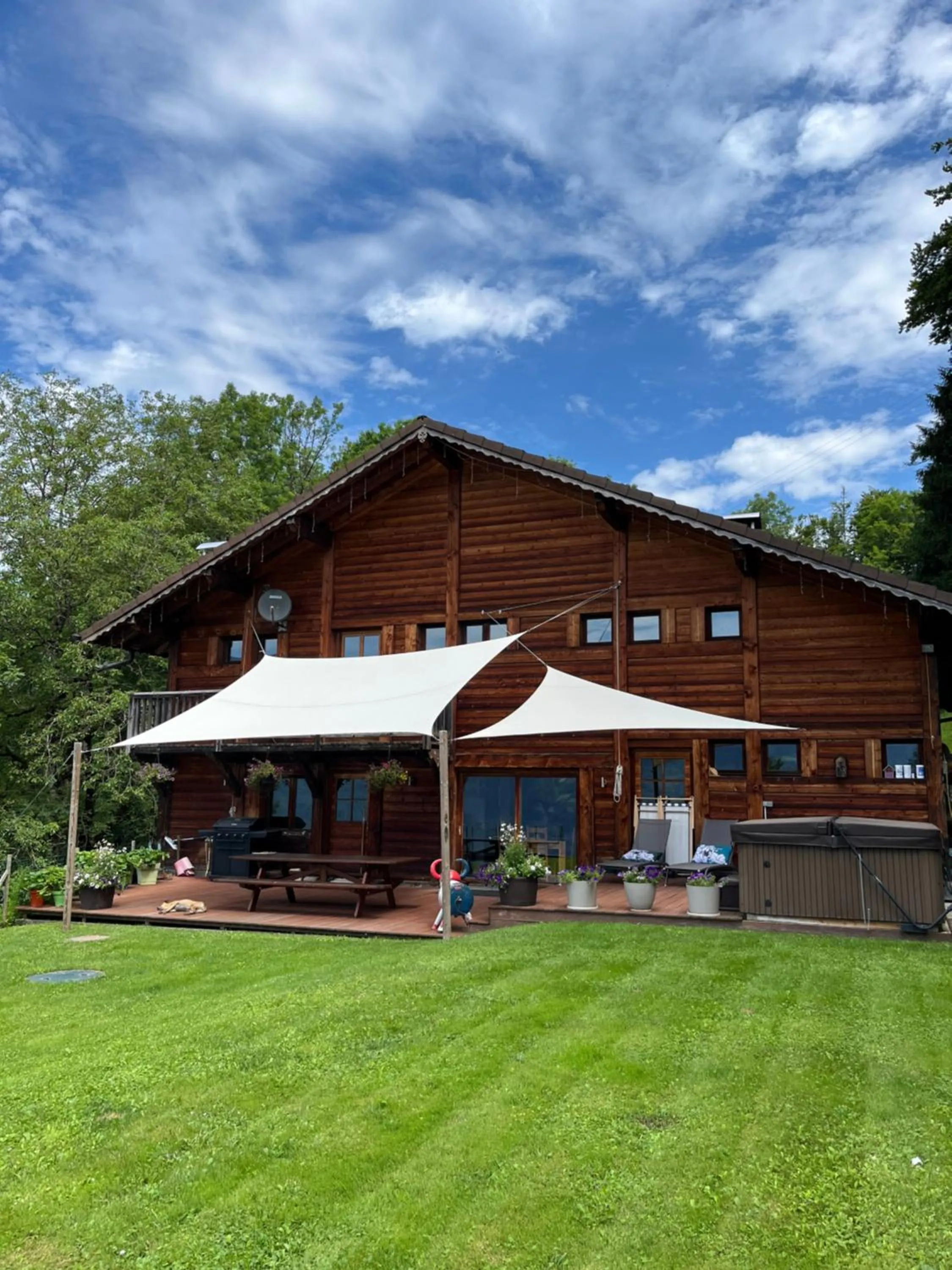 Balcony/Terrace in Chalet Le Pery