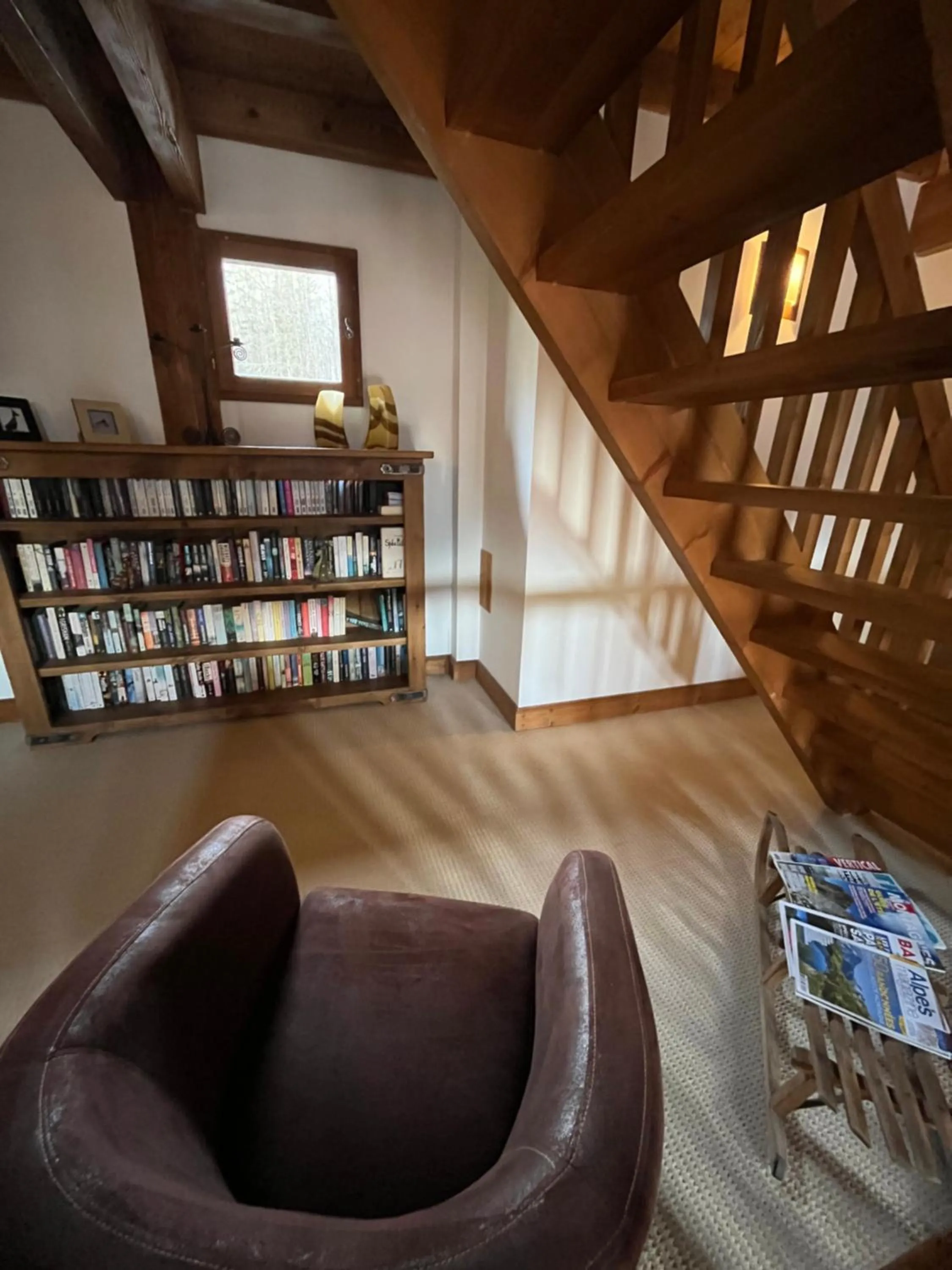 Library in Chalet Le Pery