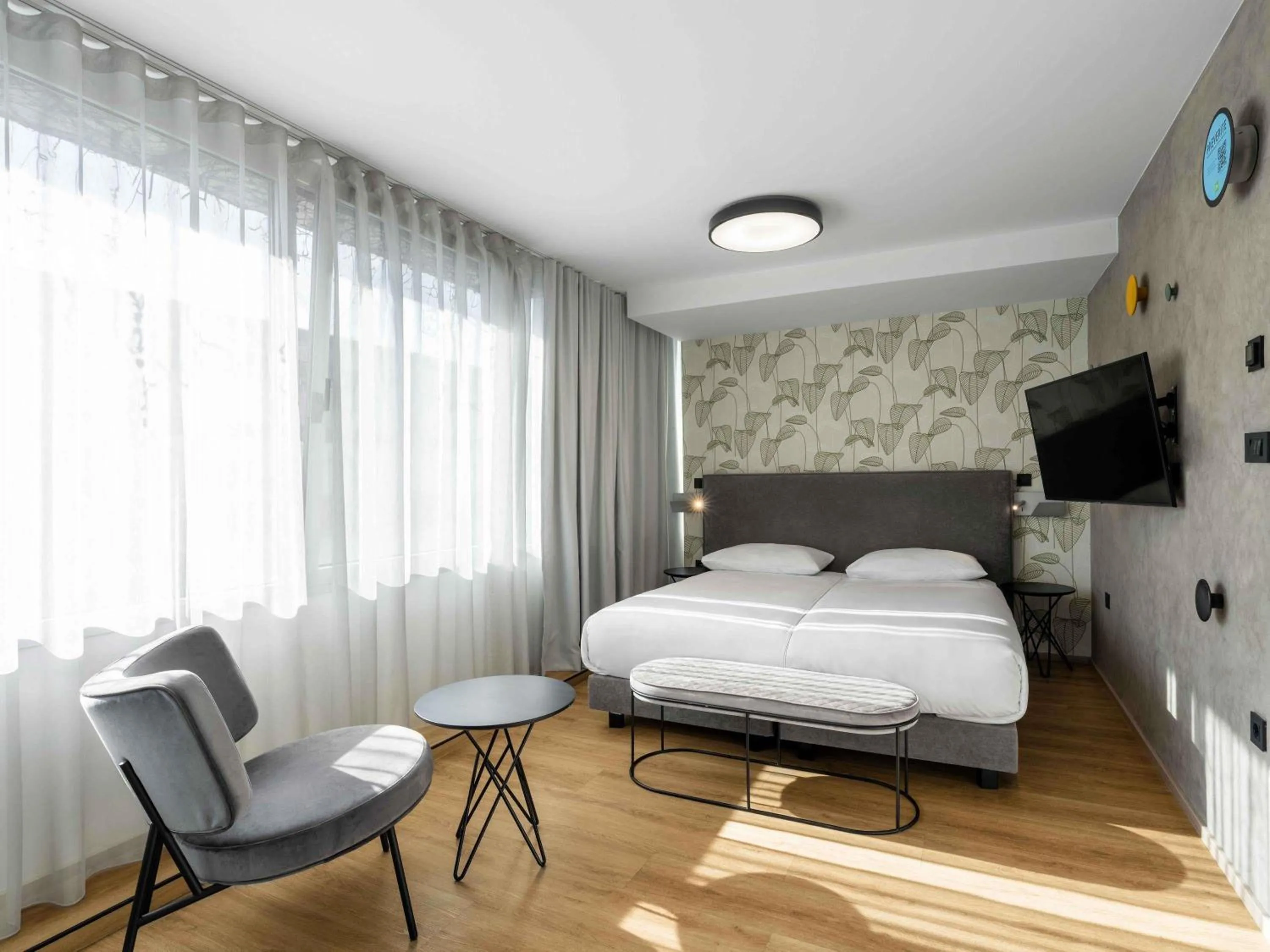 Bedroom, Bed in ibis Styles Ljubljana Centre