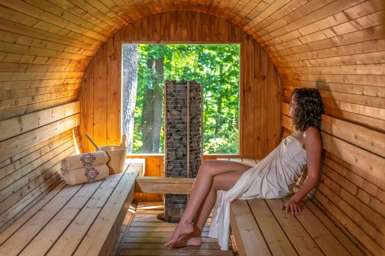Sauna in Lifestyle Hotel Mátra