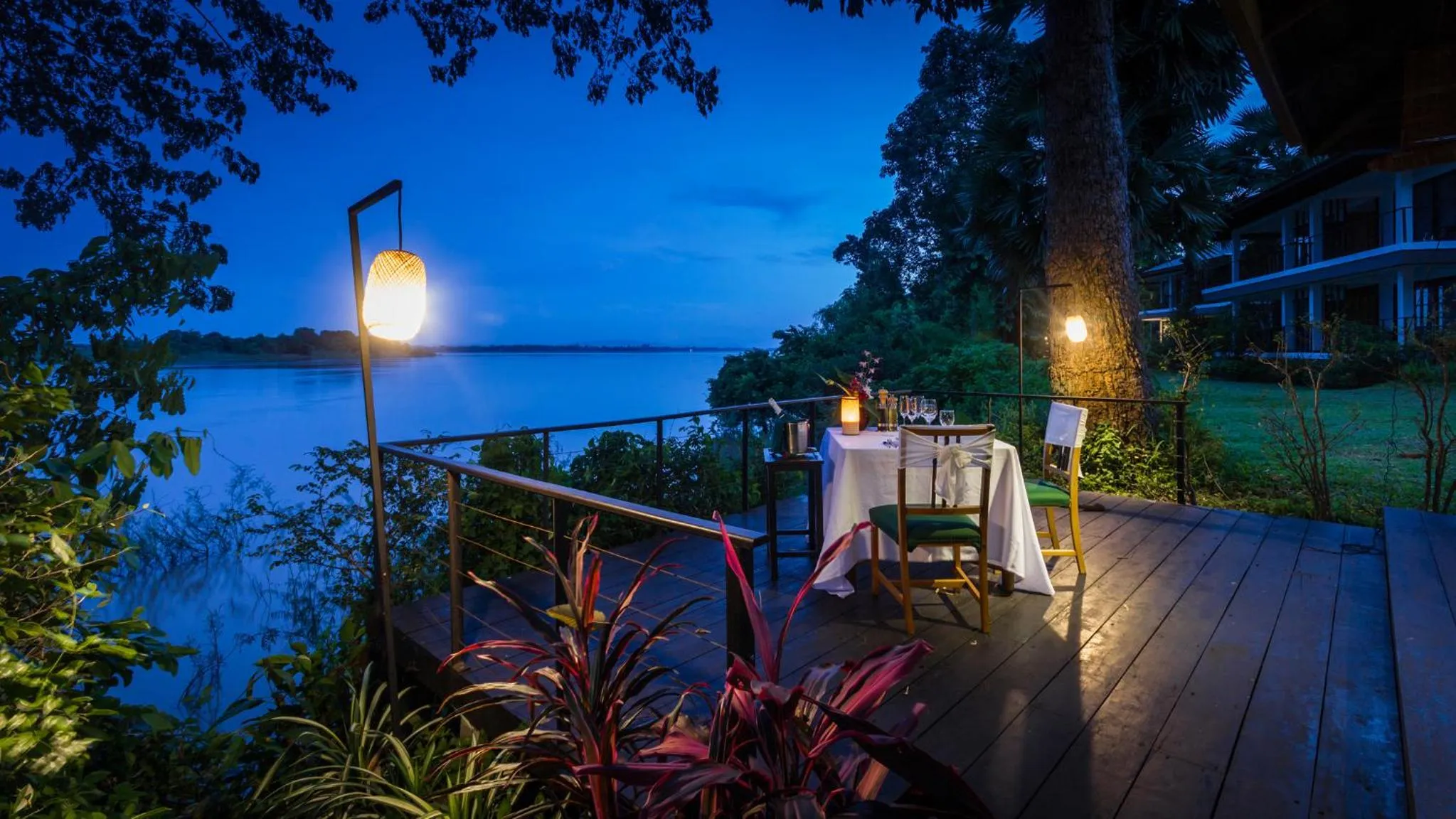 Patio in The River Resort