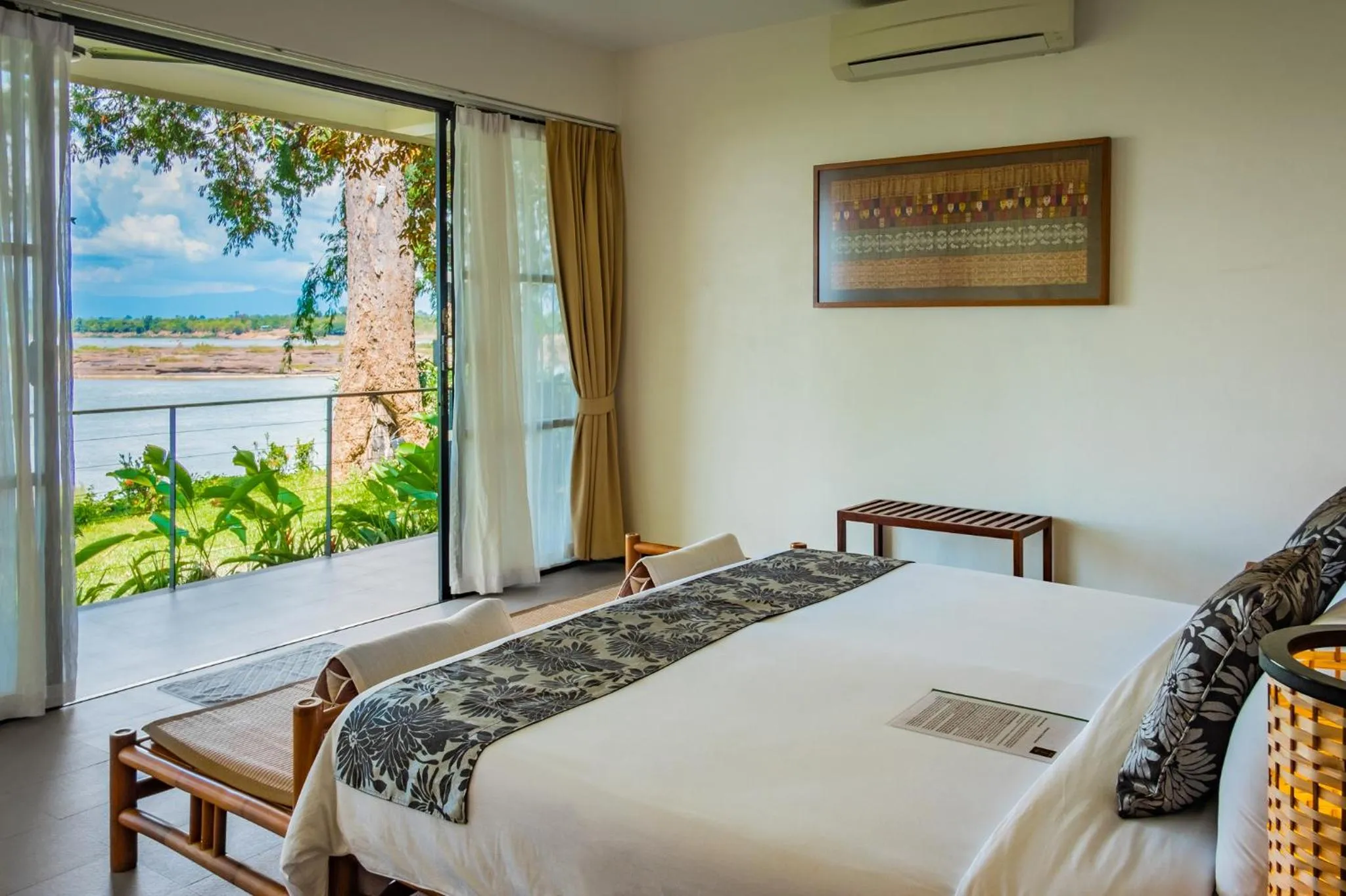 Bed in The River Resort