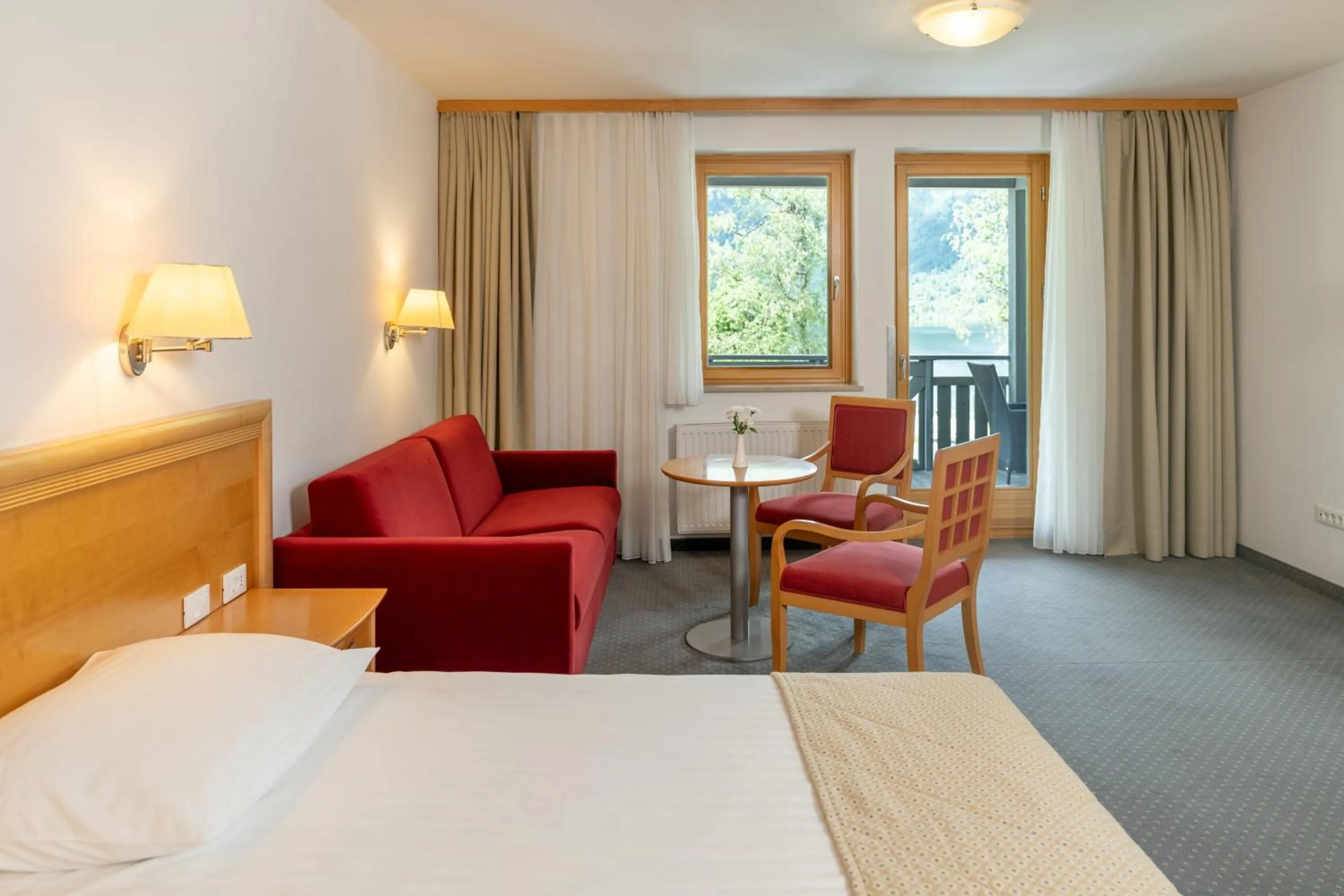 Bedroom, Bed in Hotel Jezero