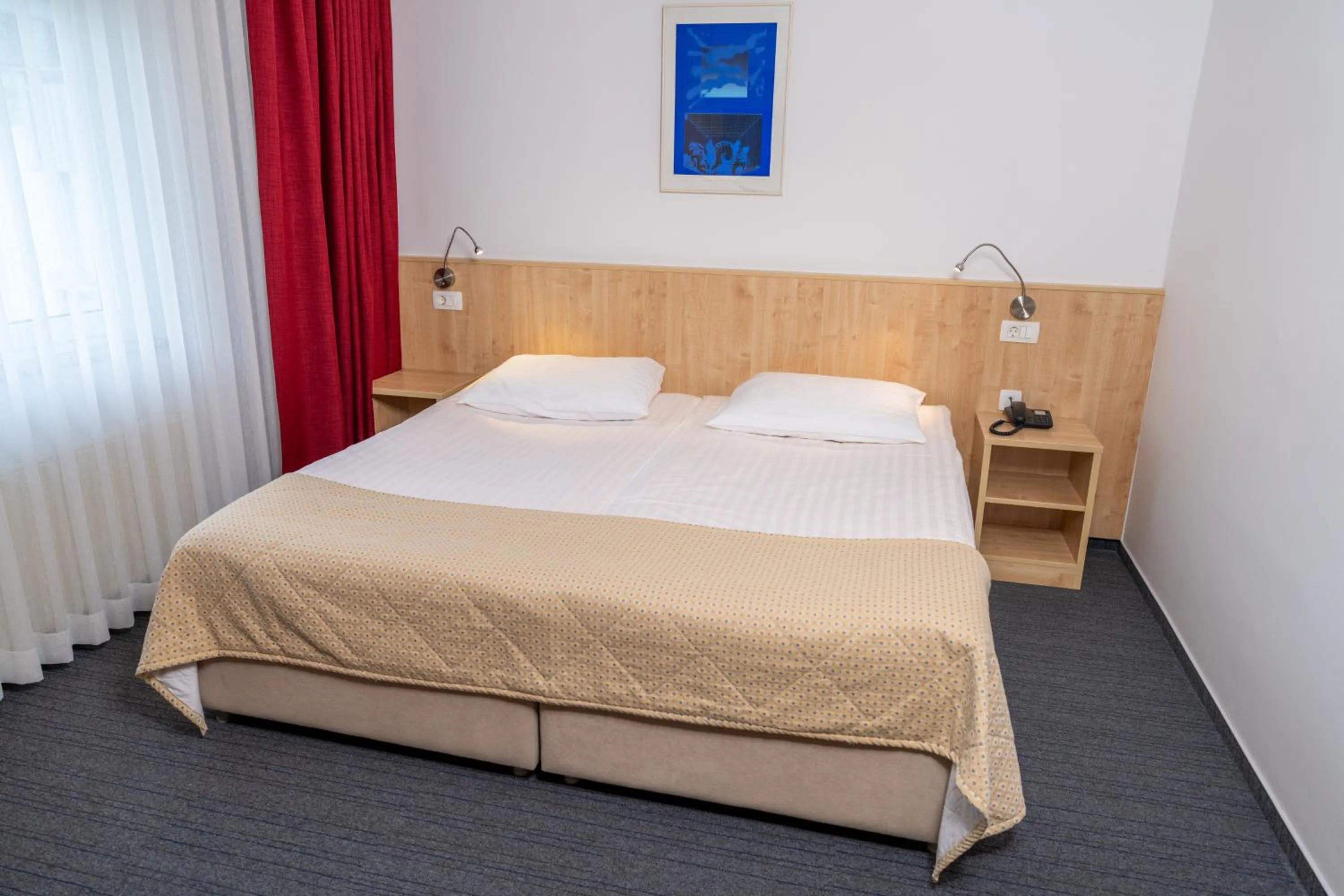 Bedroom, Bed in Hotel Jezero