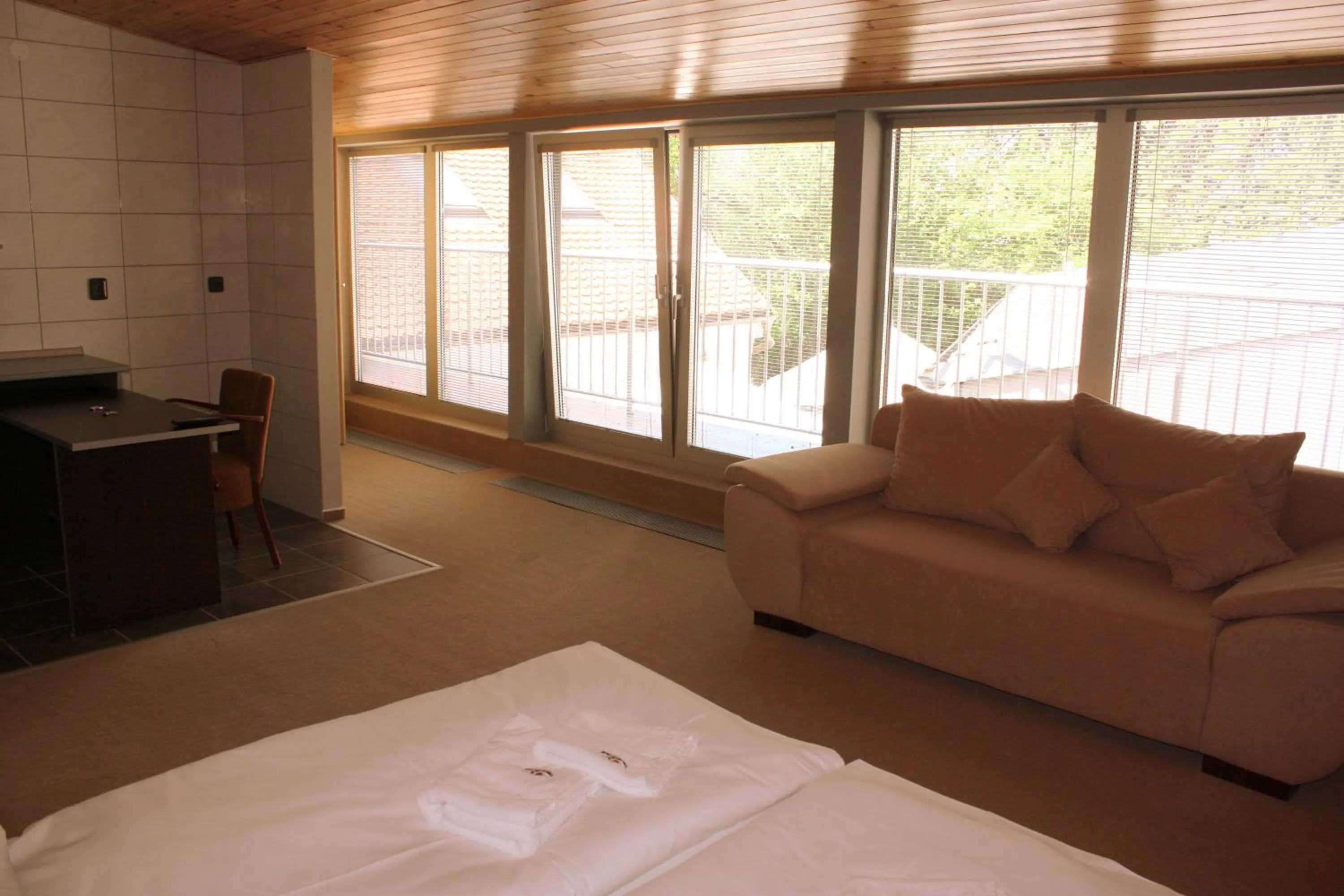Photo of the whole room, Bed in Penzion a CaféRestaurant U lávky