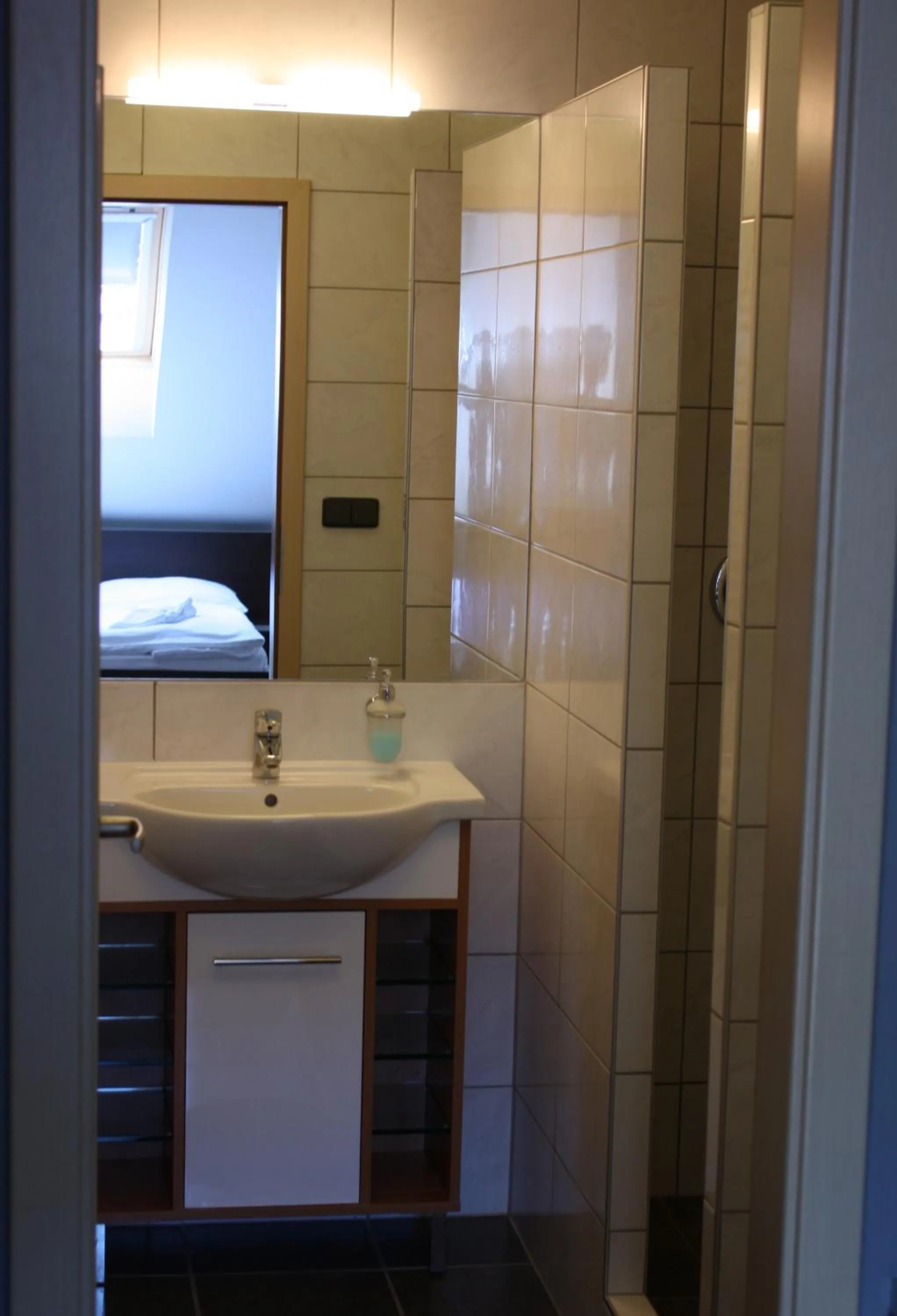 Bathroom in Penzion a CaféRestaurant U lávky