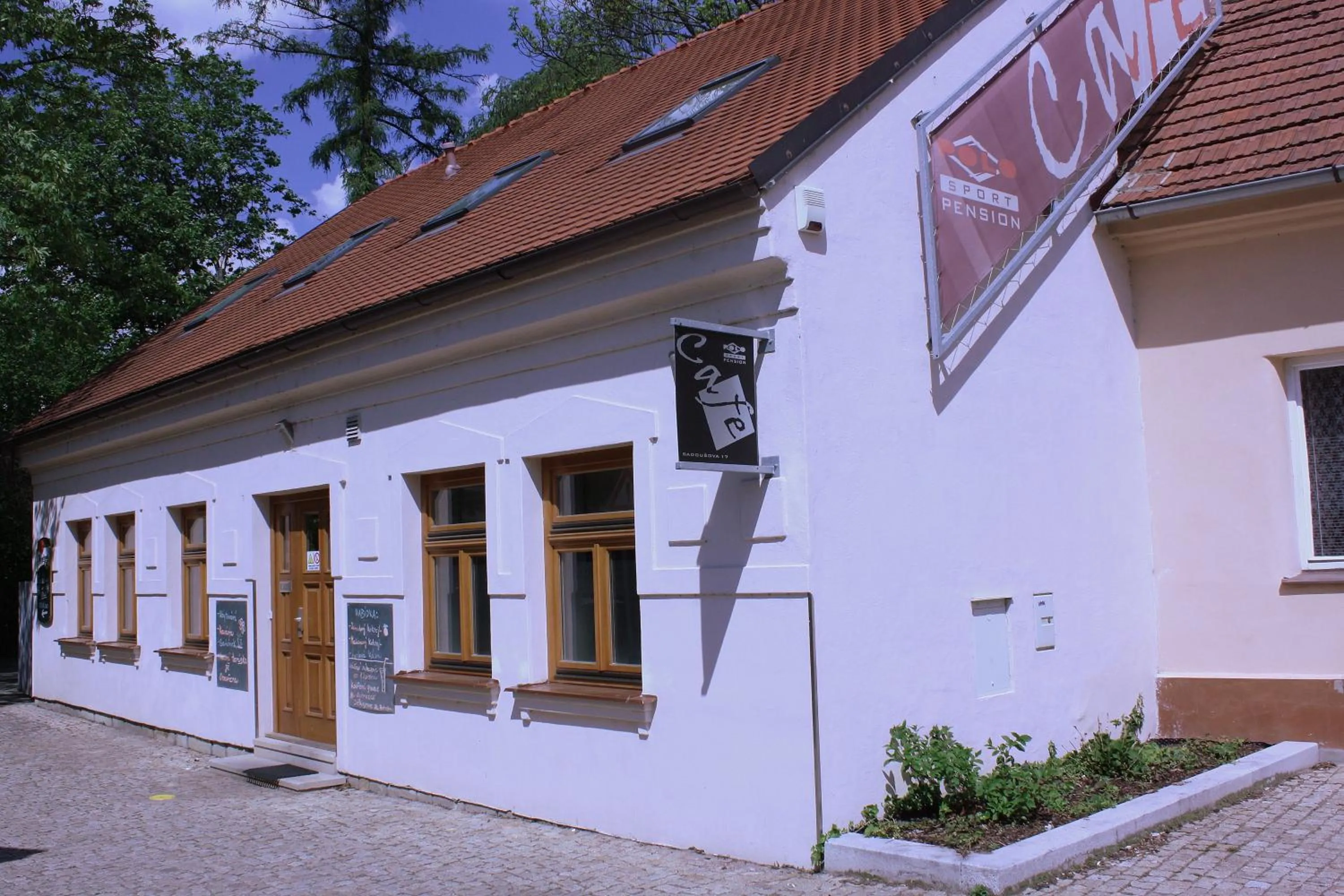 Facade/entrance in Penzion a CaféRestaurant U lávky