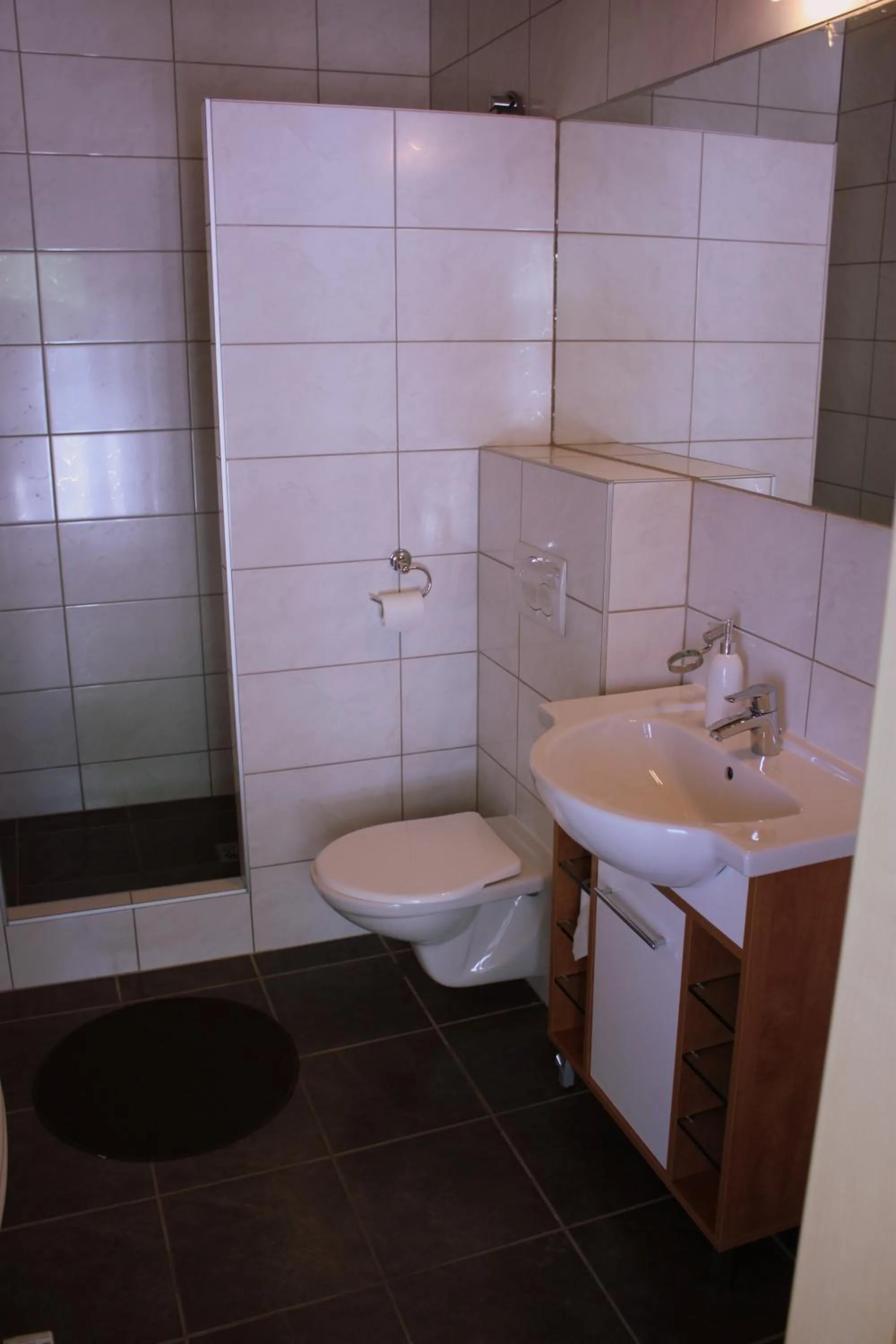 Bathroom in Penzion a CaféRestaurant U lávky