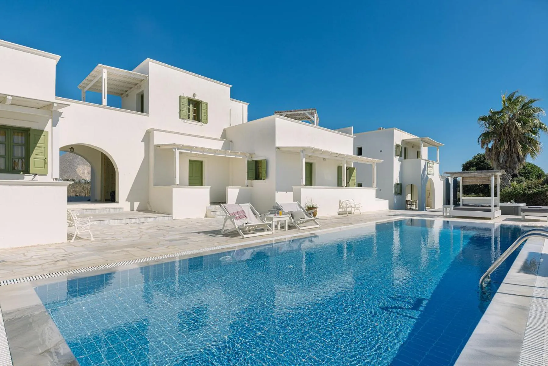 Swimming pool in Ambeli Apartments