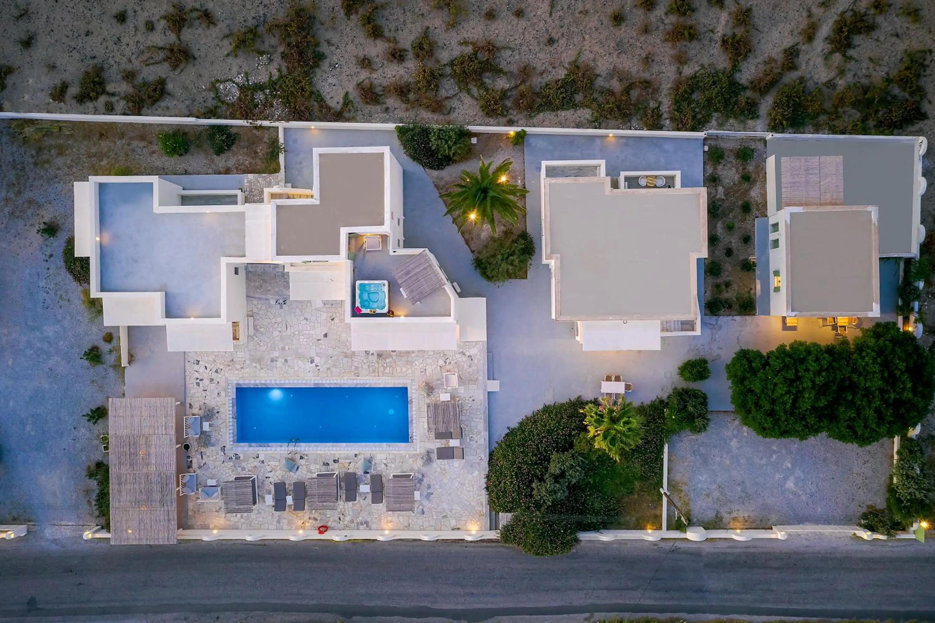 Bird's eye view in Ambeli Apartments