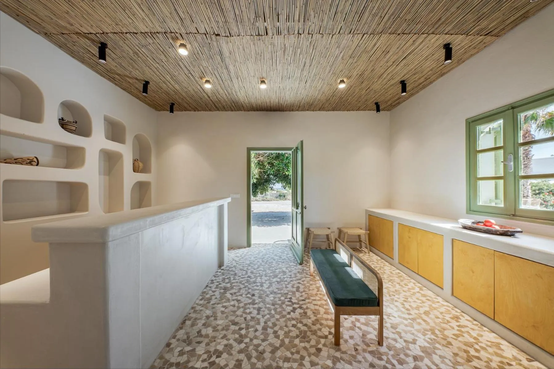 Lobby or reception in Ambeli Apartments