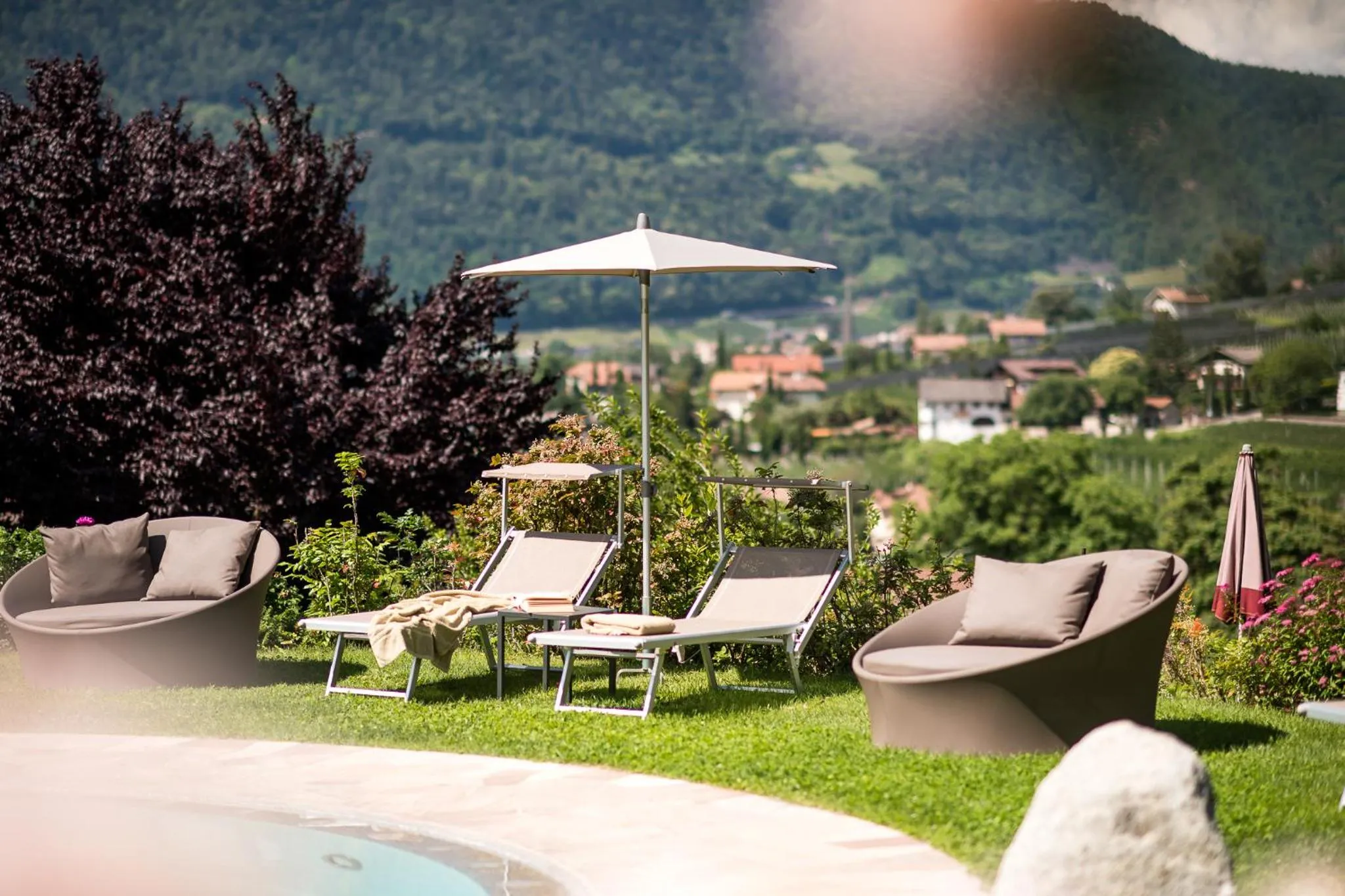 Garden in Hotel Wessobrunn