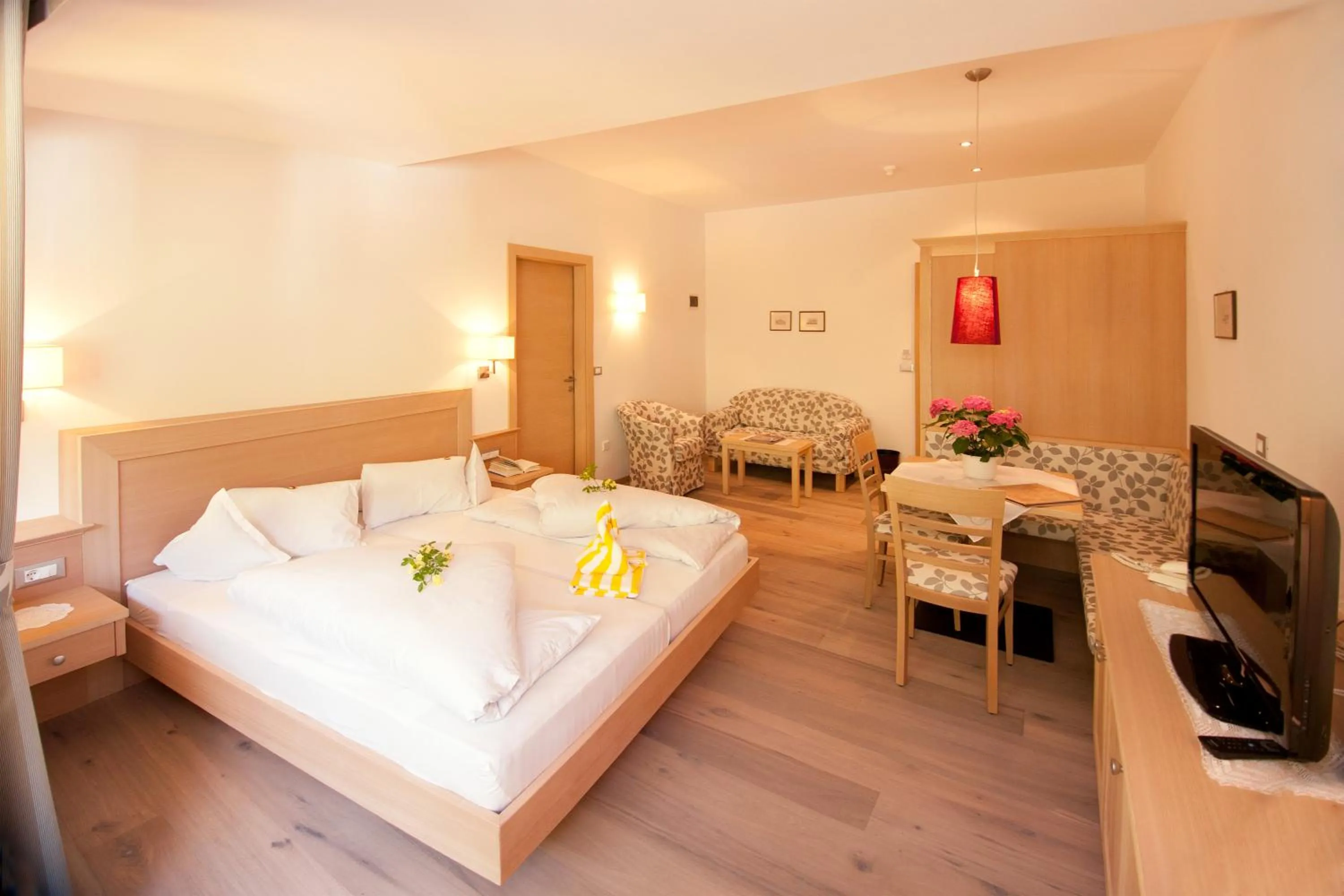 Bed in Hotel Wessobrunn