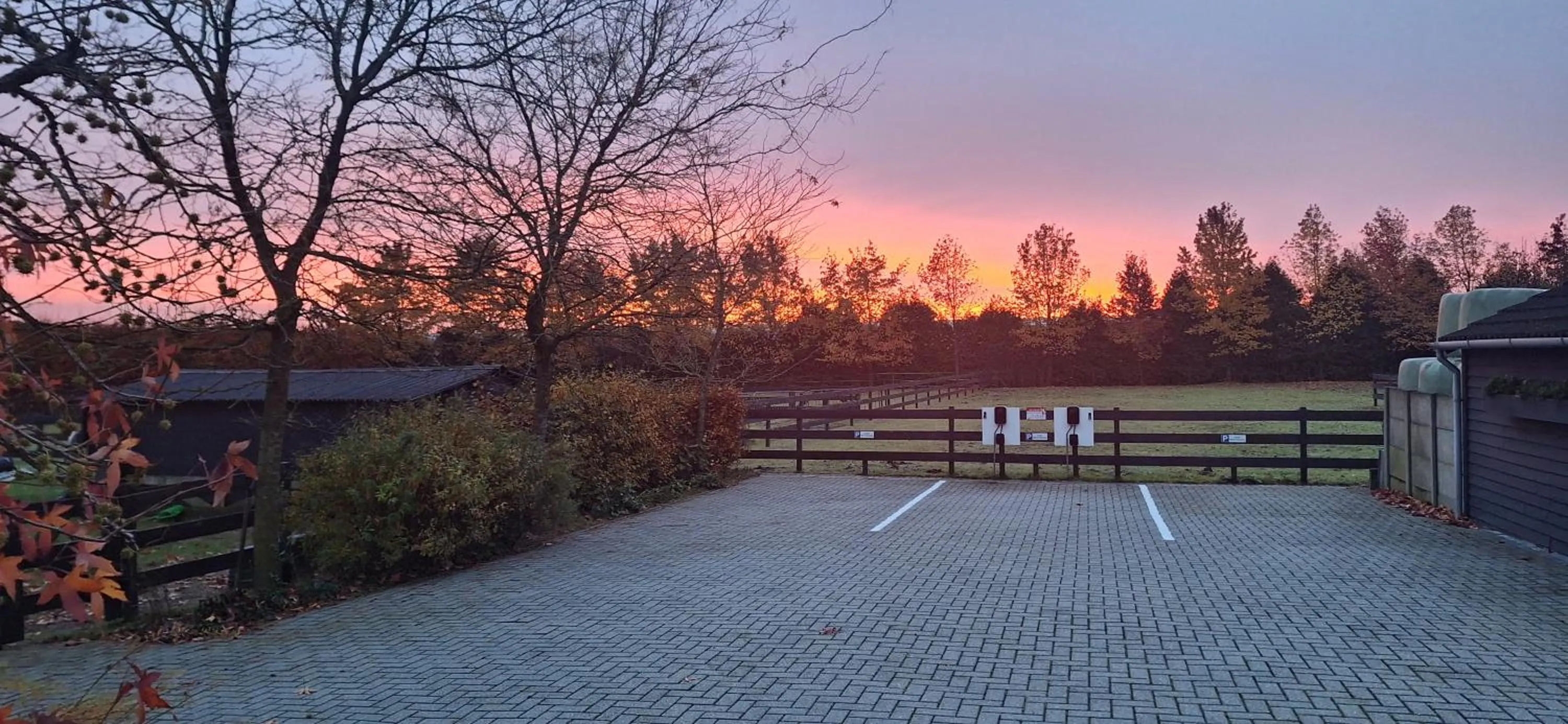 Sunset in B&B De Raamberg